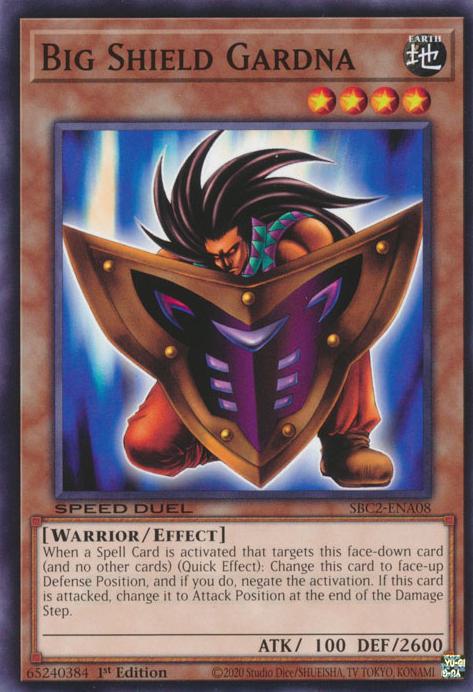 Yu-Gi-Oh! Big Shield Gardna - SBC2-ENA08 - Common - 1st Edition