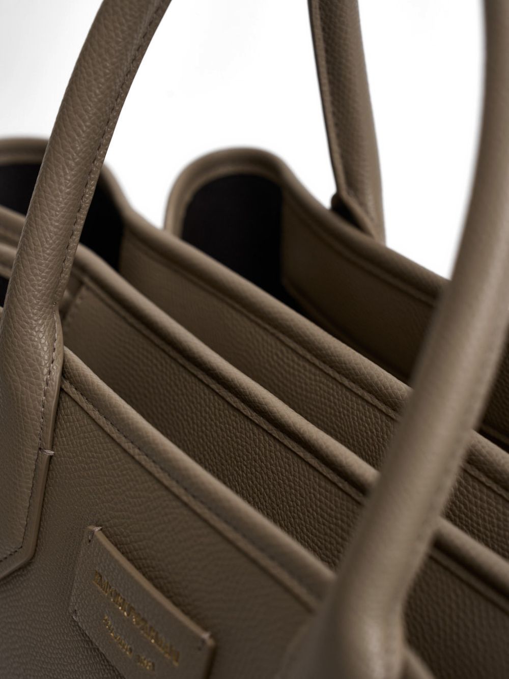 Emporio Armani Medium Finish Palmellato Shopper Bag - view 3