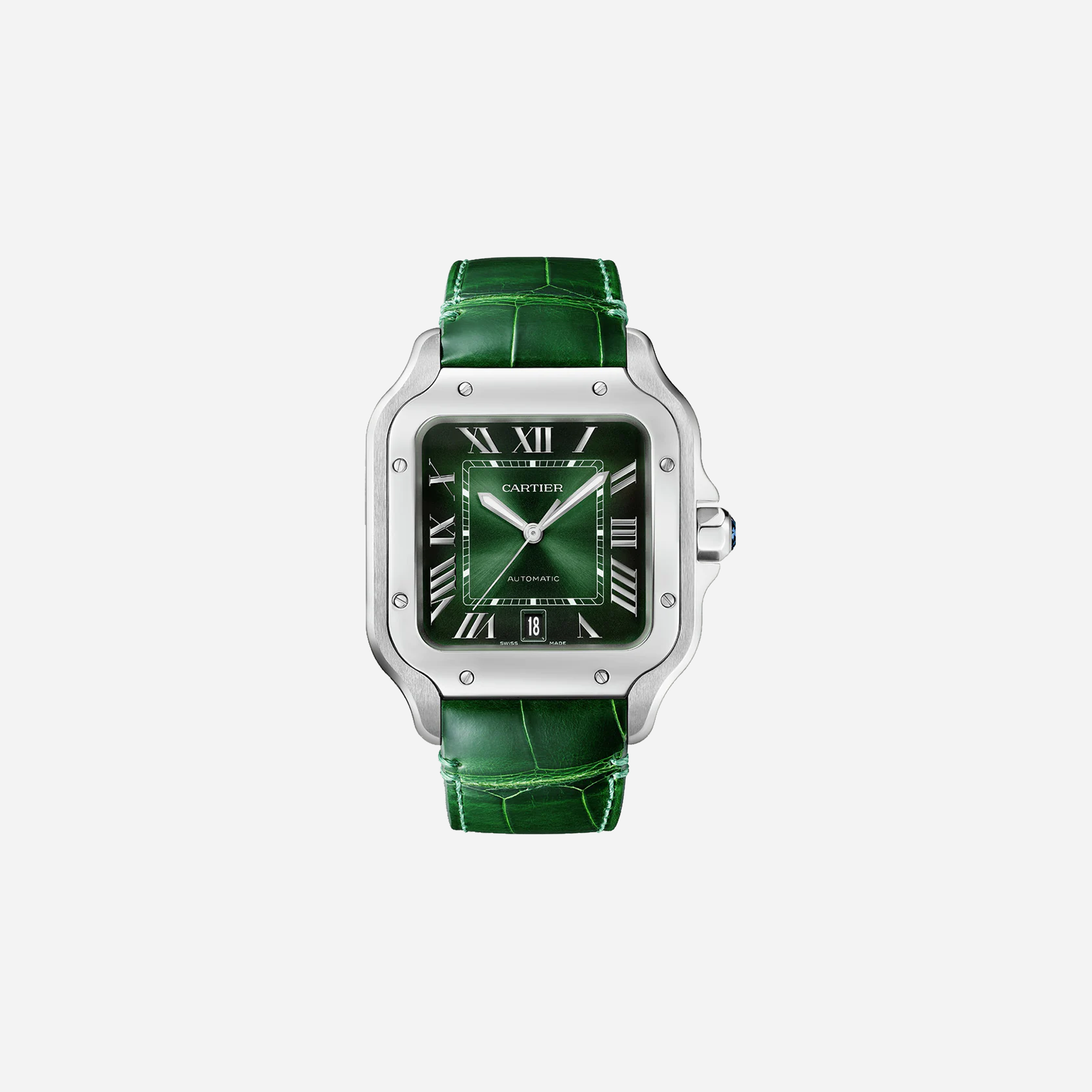 Cartier Santos De Cartier Green Medium - view 2