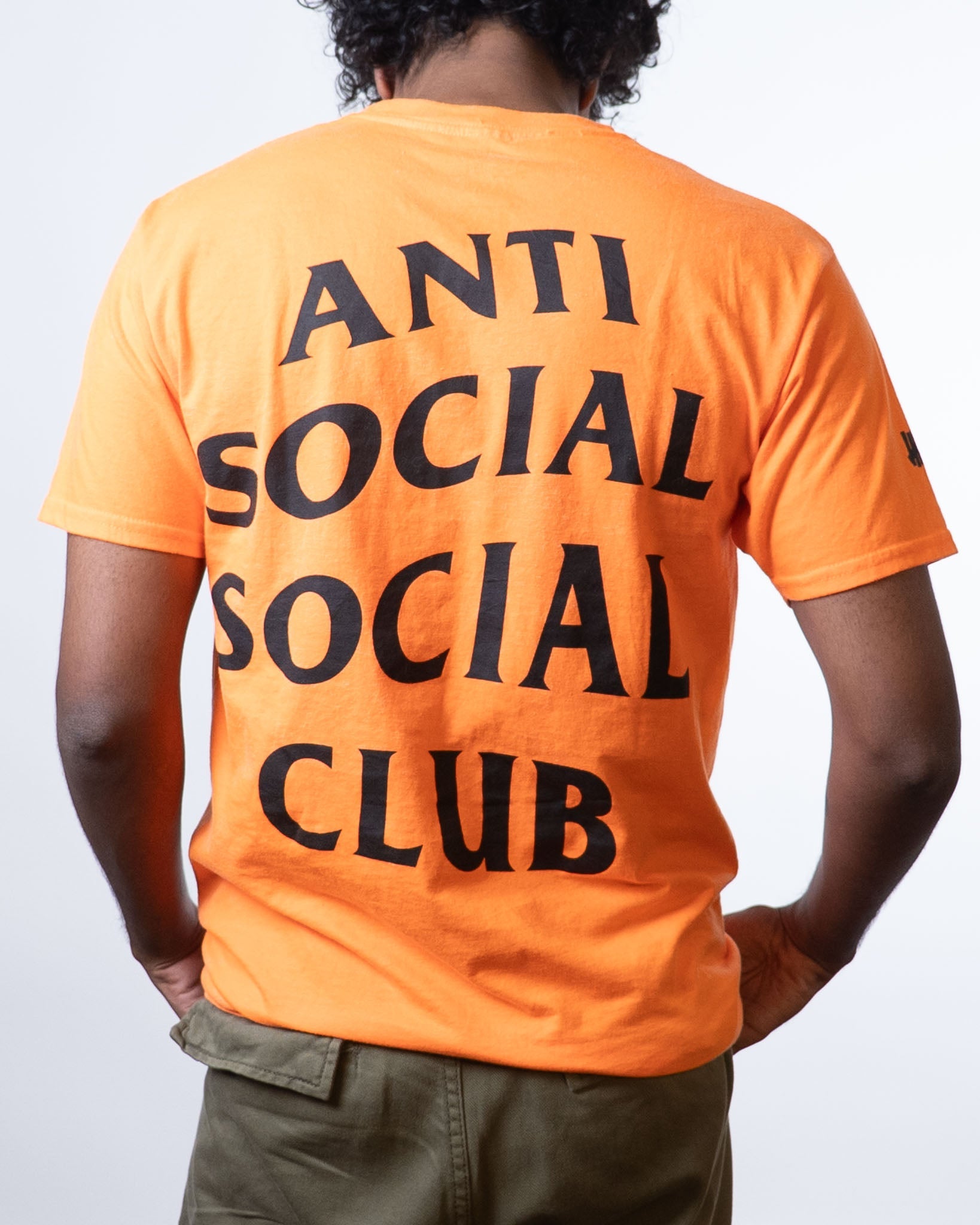 Anti Social Social Club Paranoid Orange Tee - view 3