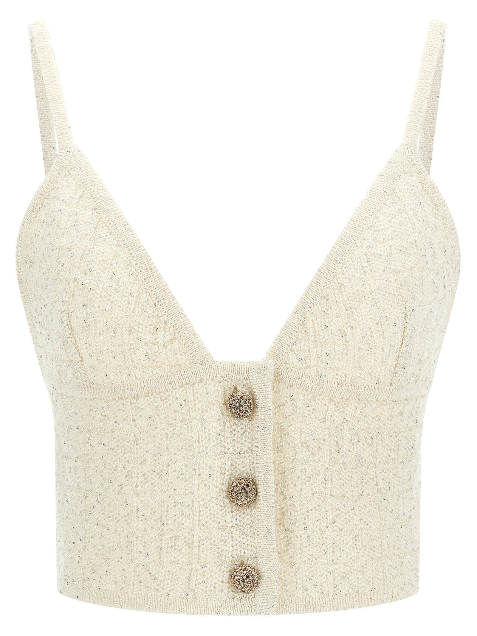 Alessandra rich t-shirts – Alessandra Rich Sequin Top