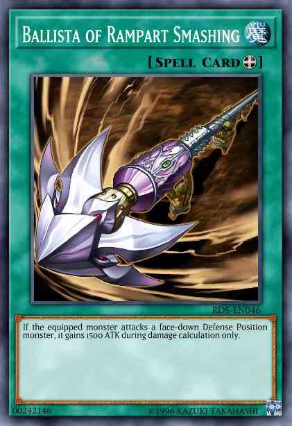 Yu-Gi-Oh! Ballista of Rampart Smashing - RDS-EN046 - Common - Unlimited