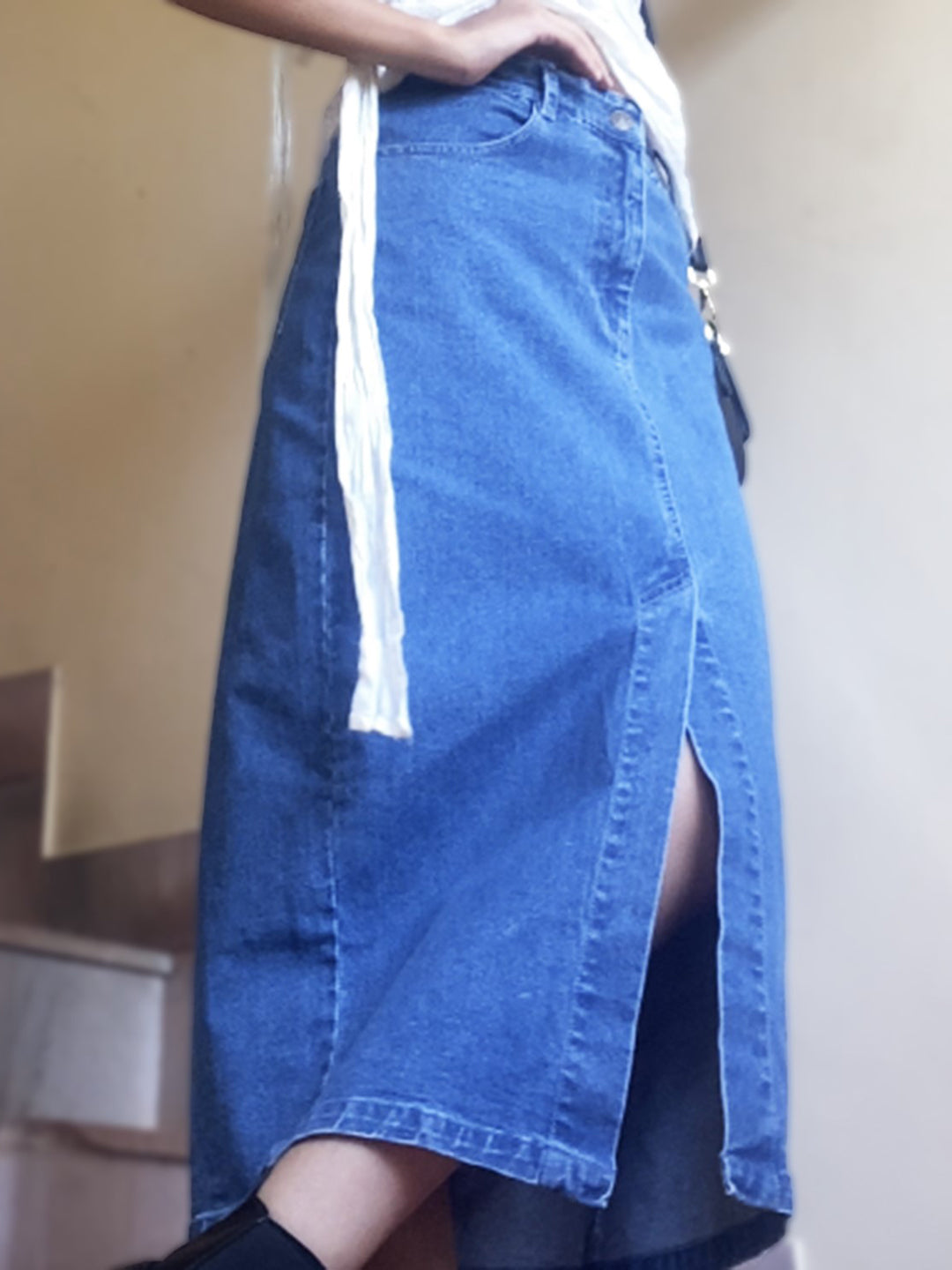 I Z F Denim Skirt Combo - view 5