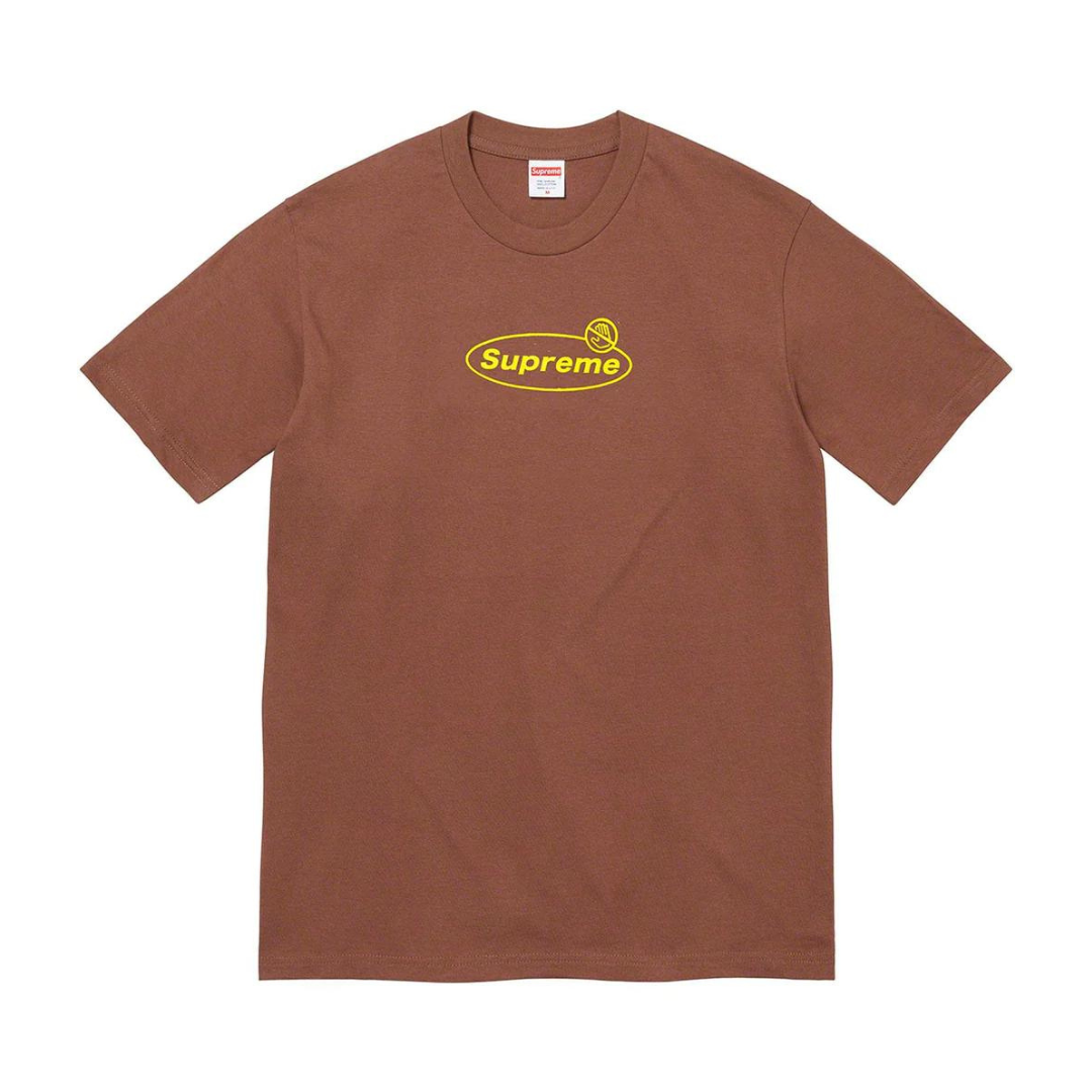My Store Supreme Warning Tee Brown