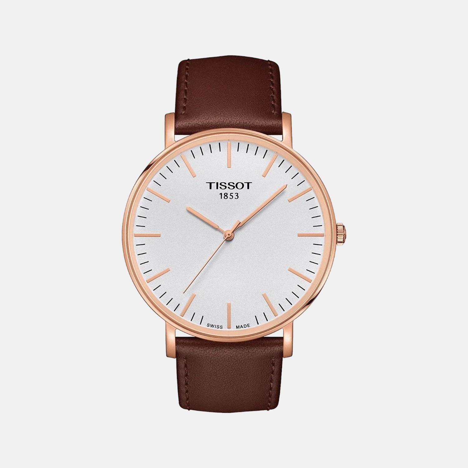 Tissot Everytime Men Analog Leather Watch T1096103603100