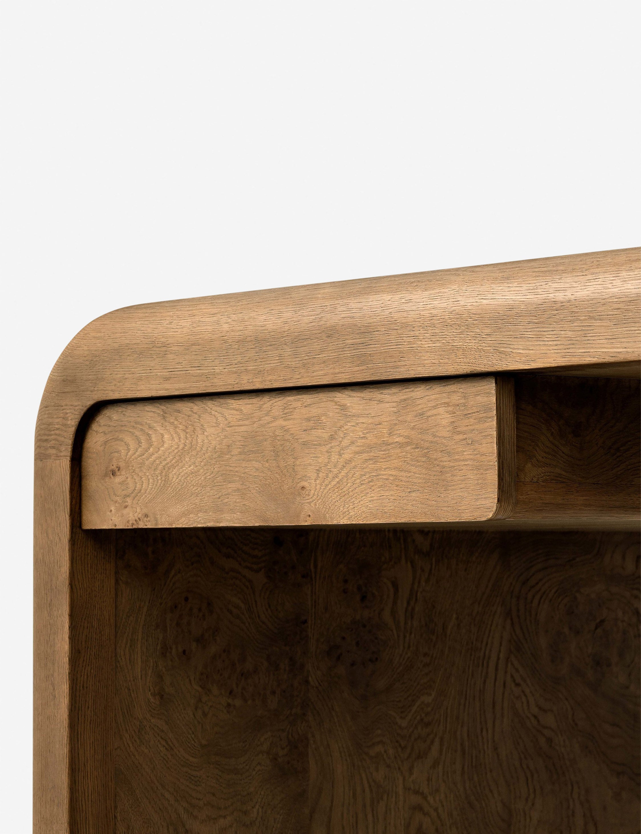 Lulu and Georgia Kristoffer Desk – Natural Burl - view 9