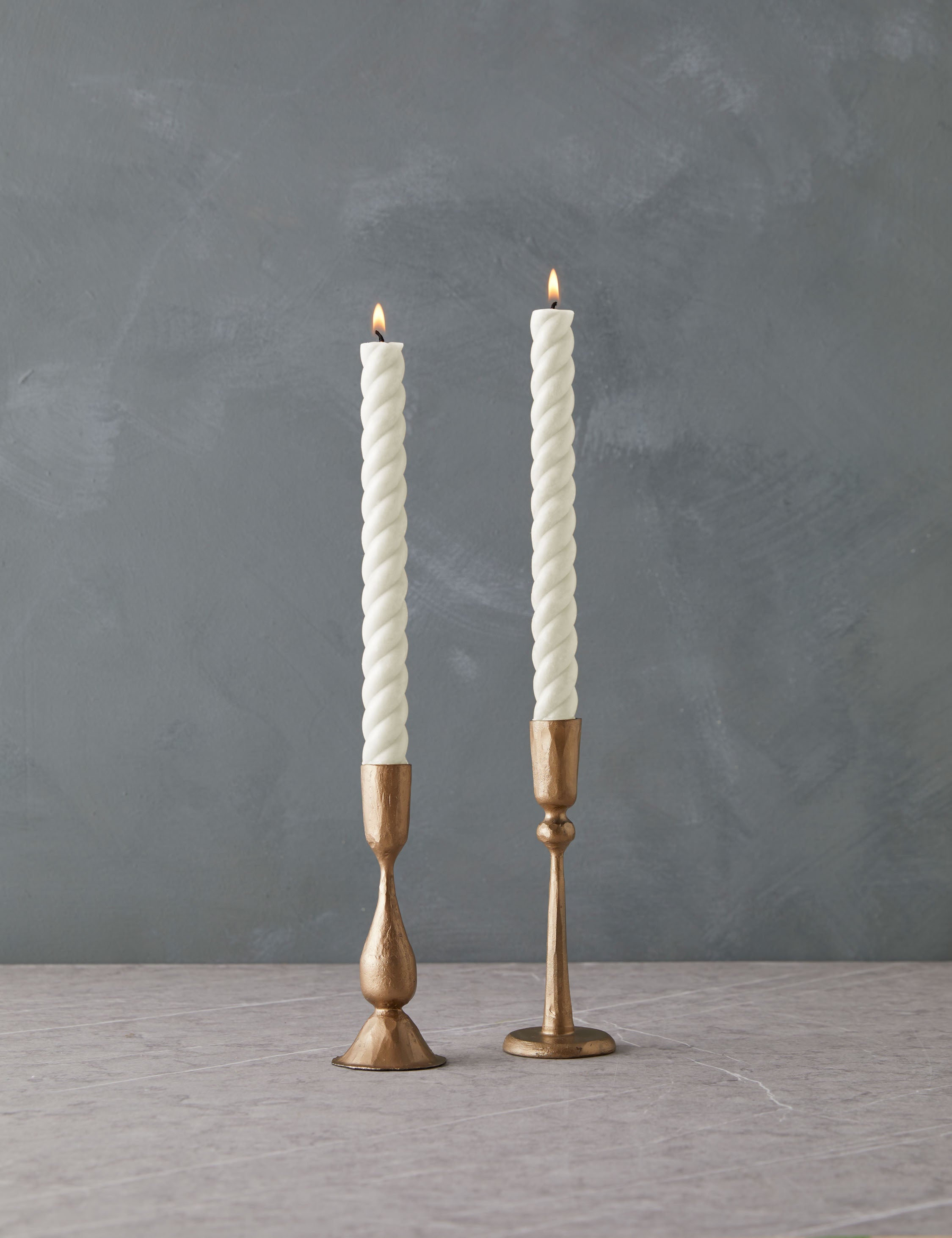 Lulu and Georgia Rope Taper Candles (Set Of 2) by Greentree Home