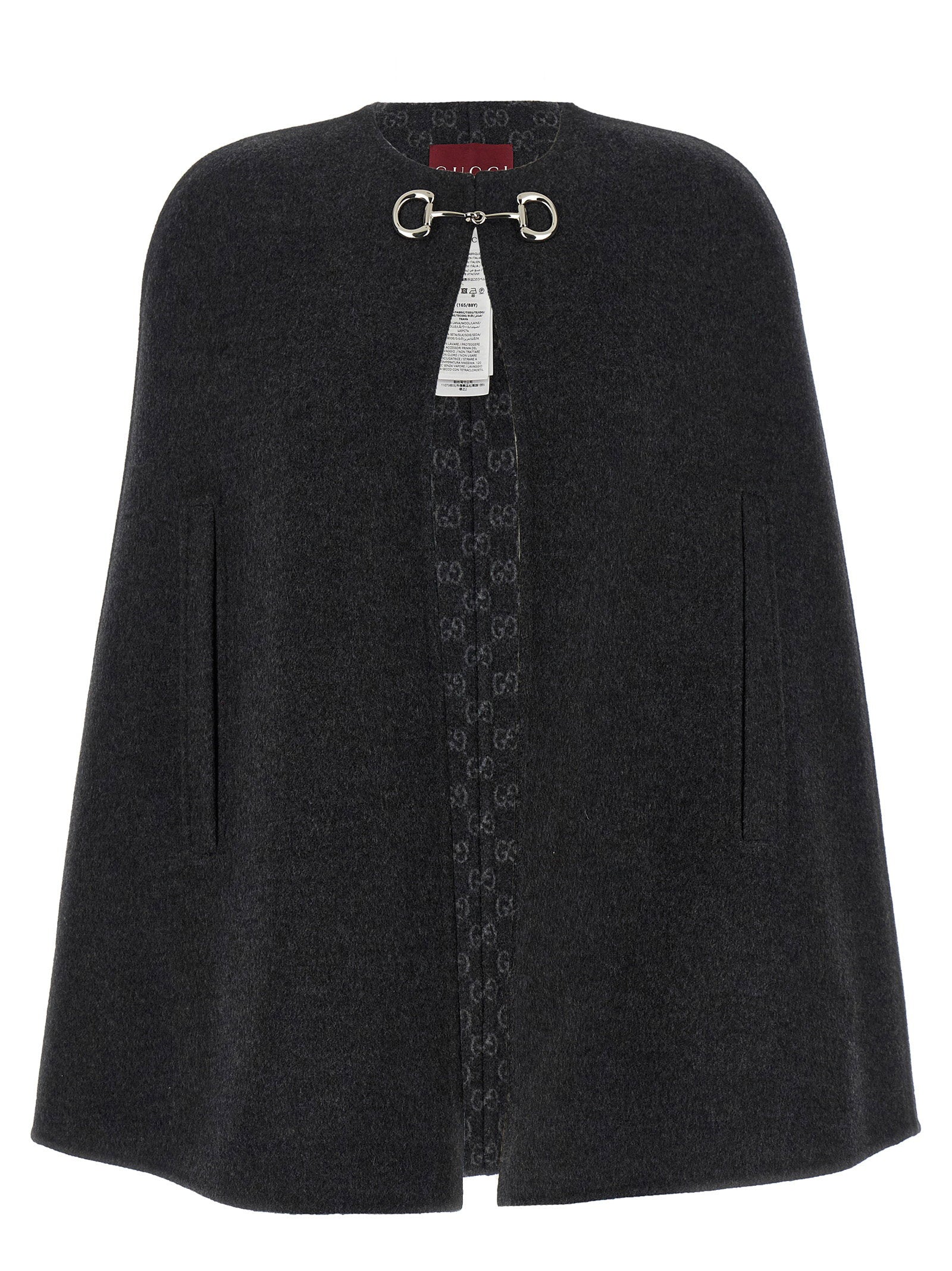 Gucci Morsetto Cape – 99% wool 1% silk