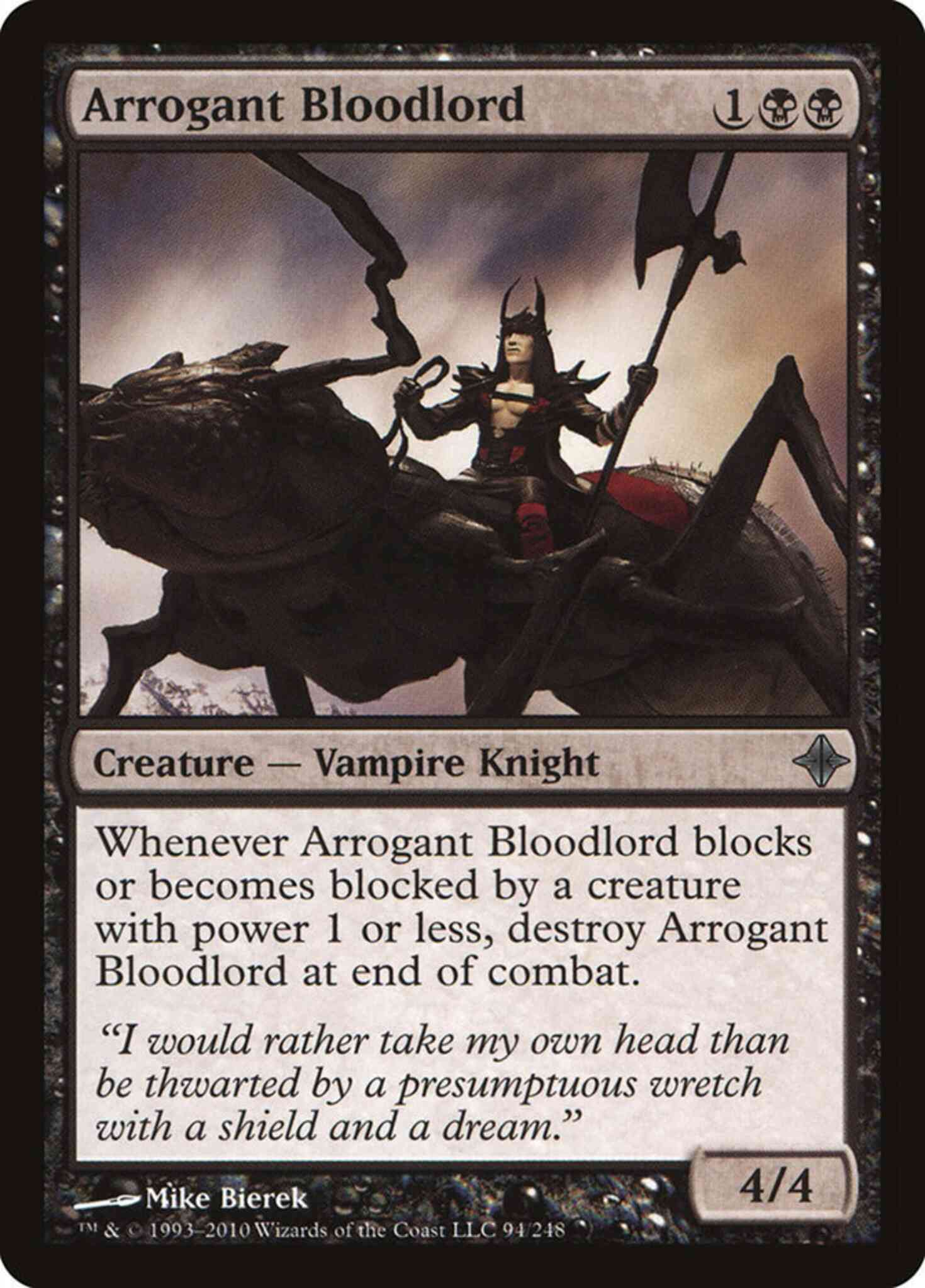 Arrogant bloodlord 94 – Magic Arrogant Bloodlord [94] [Rise Of The Eldrazi] [Non-Foil]