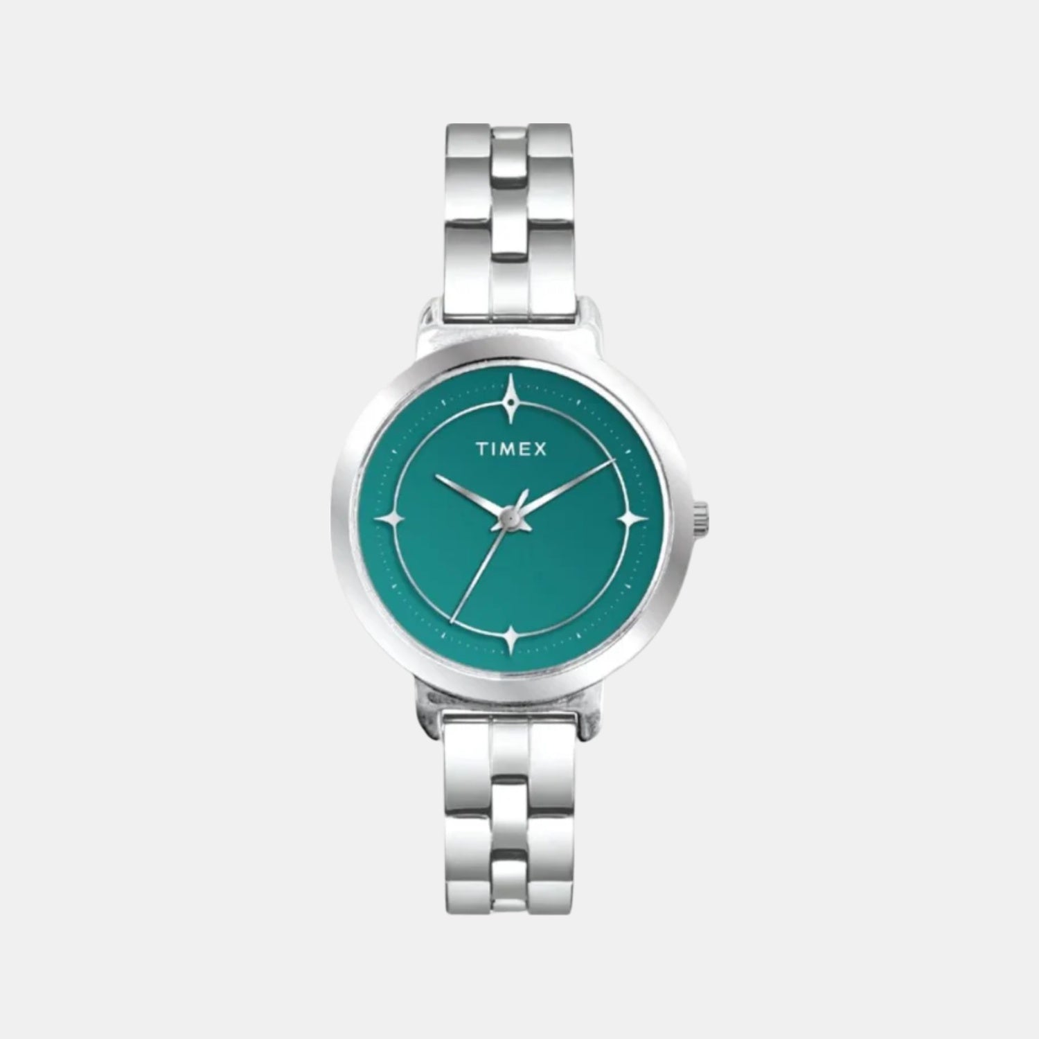 Timex Fashion Women Quartz Blue Dial Analog Stainless Steel Watch TWTL14200