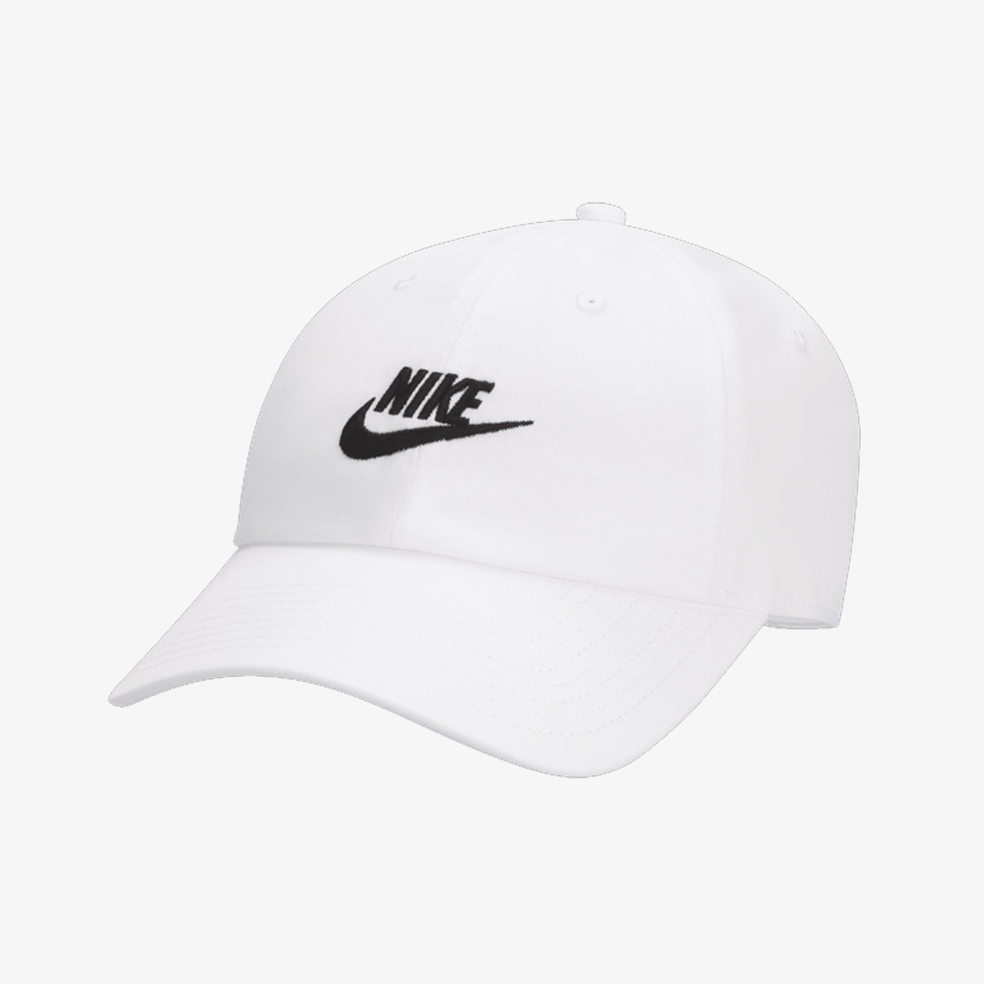 Nike | CLUB UNSTRUCTURED FUTURA WASH CAP { WHITE/BLACK