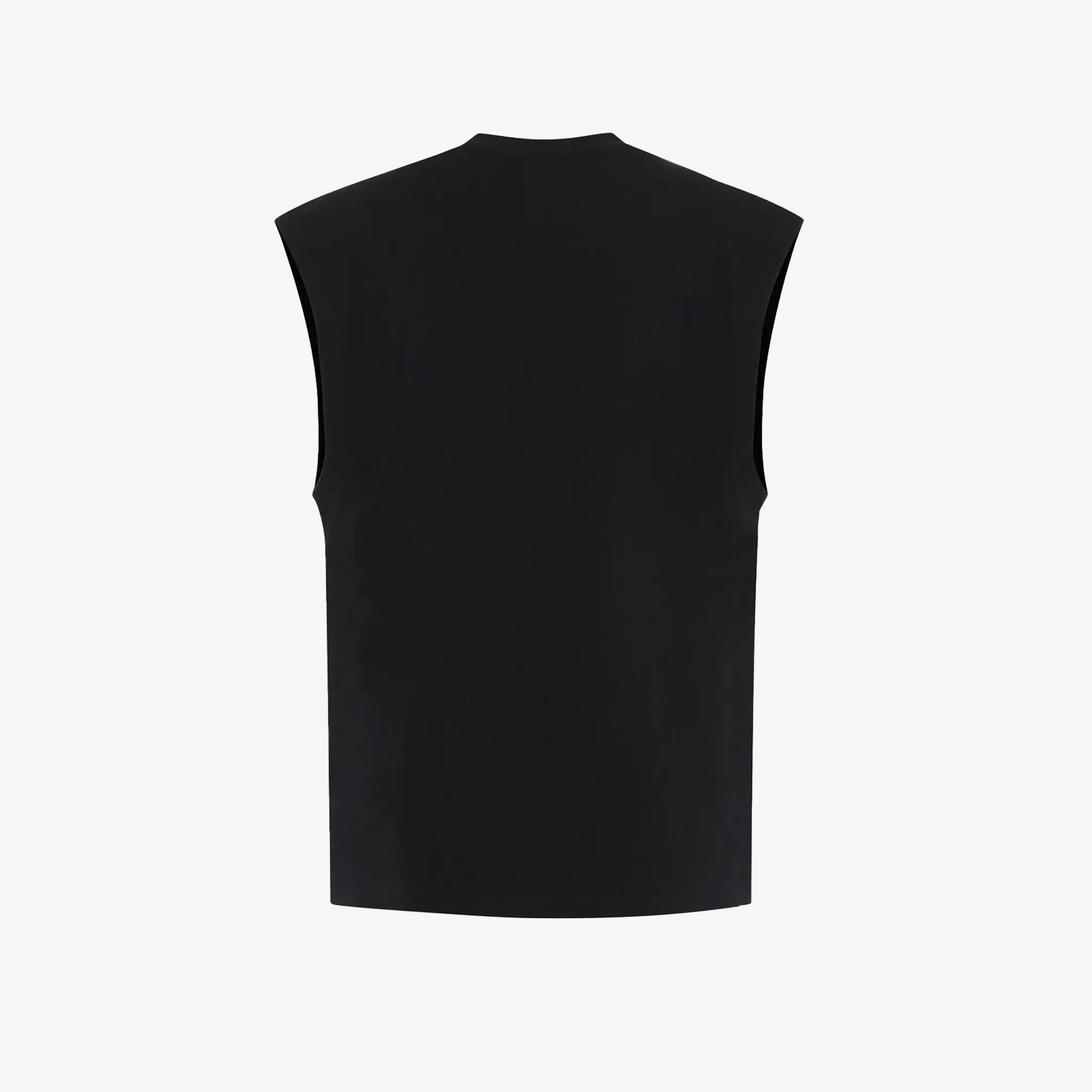 Almost Gods | Est 2018 Sleeveless Tee { Black - view 2
