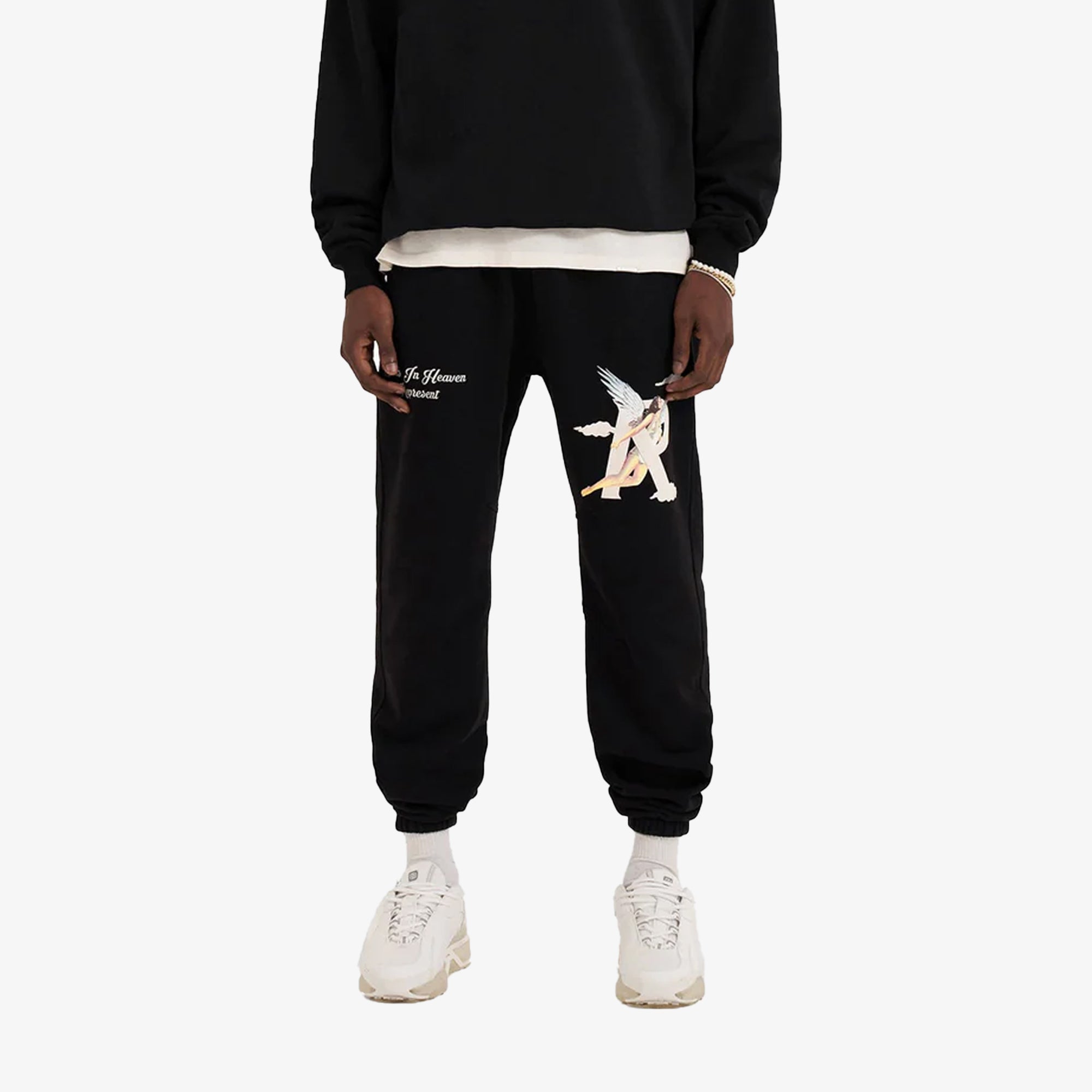 Represent | STORMS IN HEAVEN SWEATPANT { BLACK - view 3