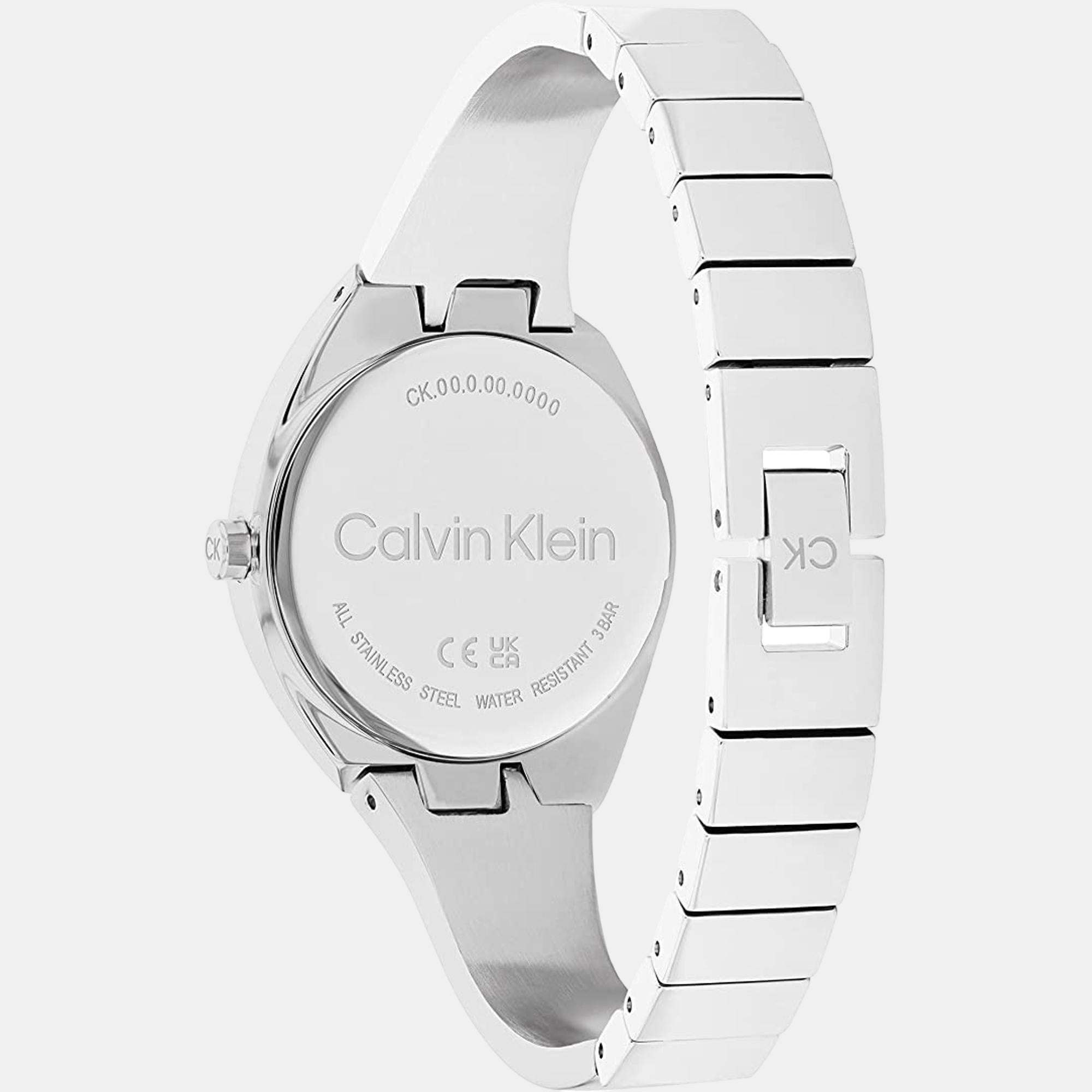 Calvin Klein Charming Women Quartz Silver Dial Analog Stainless Steel Watch 25200234 - view 3