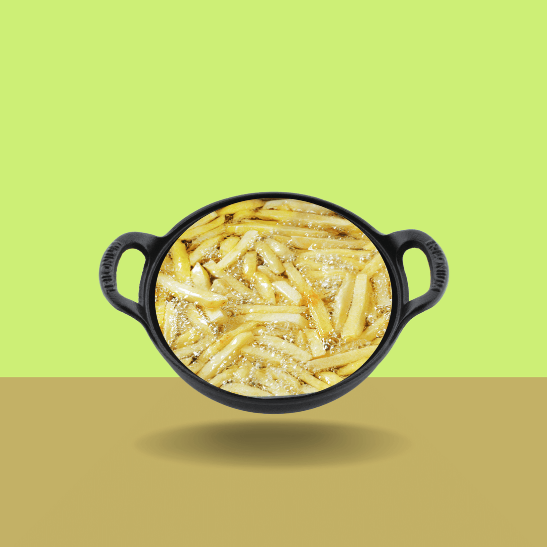 Trilonium Triple Seasoned Cast Iron CrockWok Kadhai | Gas & Induction Compatible | Black - view 10