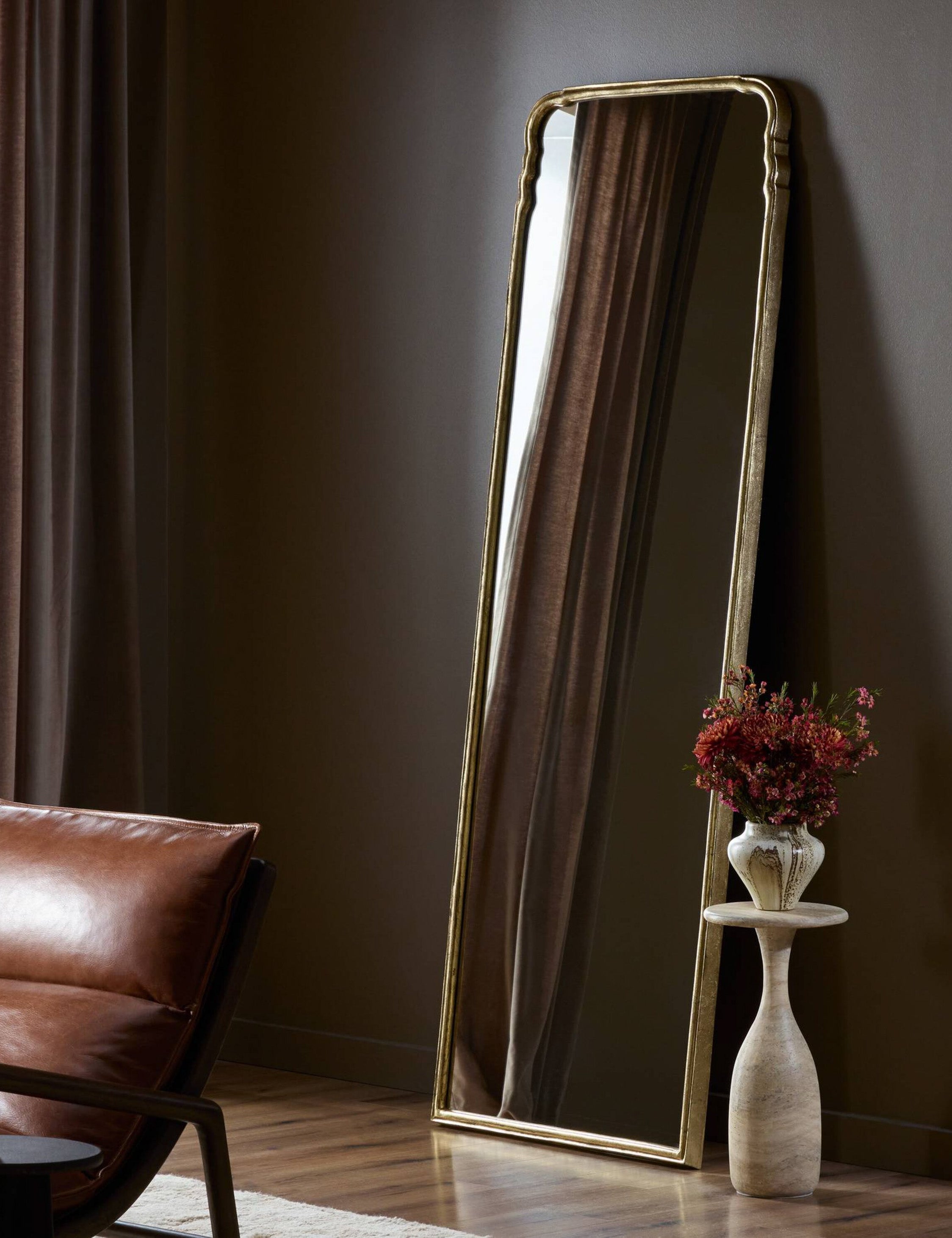 Lulu and Georgia Coudray Floor Mirror – Gold - view 2