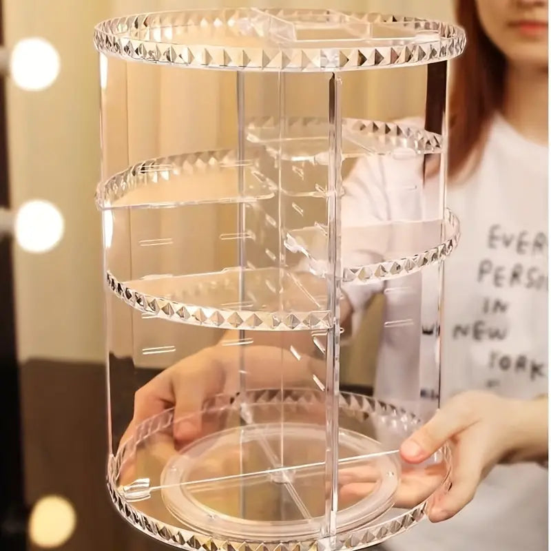 Catterton Rotating Transparent Makeup Organizer - view 2