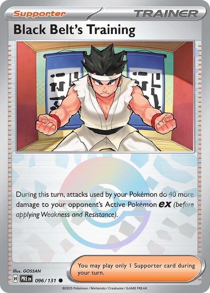 Common sv085-096 reverse – Pokémon Black Belt's Training - Poké Ball Pattern - 096/131 - Common [sv085-096] [Reverse Holo]