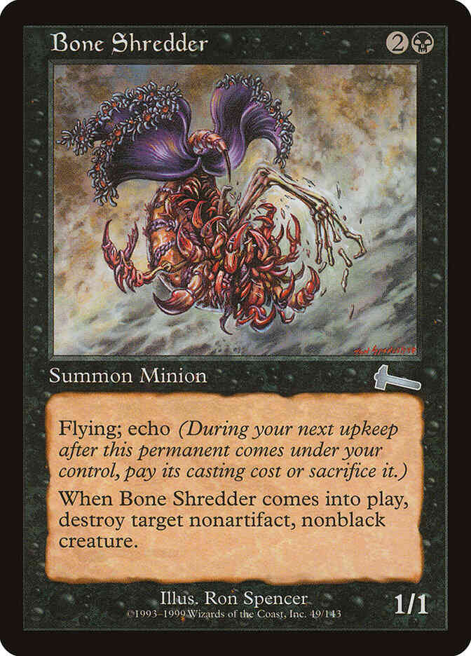 Bone shredder 49 – Magic Bone Shredder [49] [Urza's Legacy] [Non-Foil]