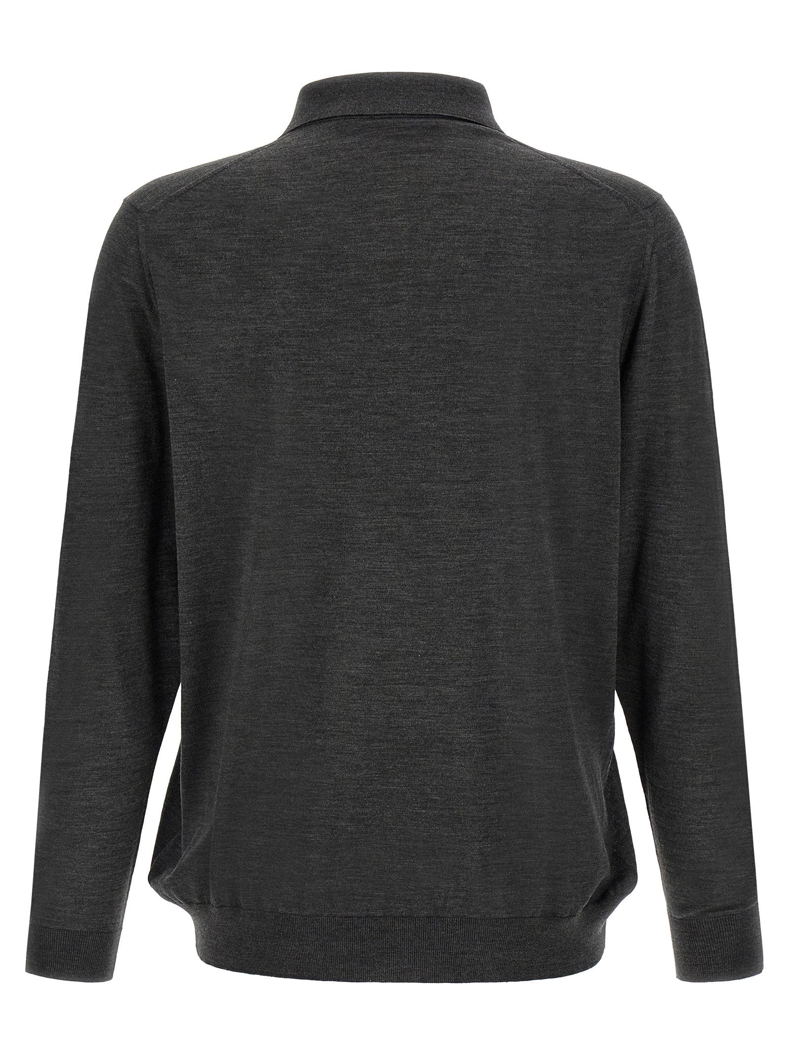 Kiton Wool Polo Shirt 14 Microns – 100% wool - view 2