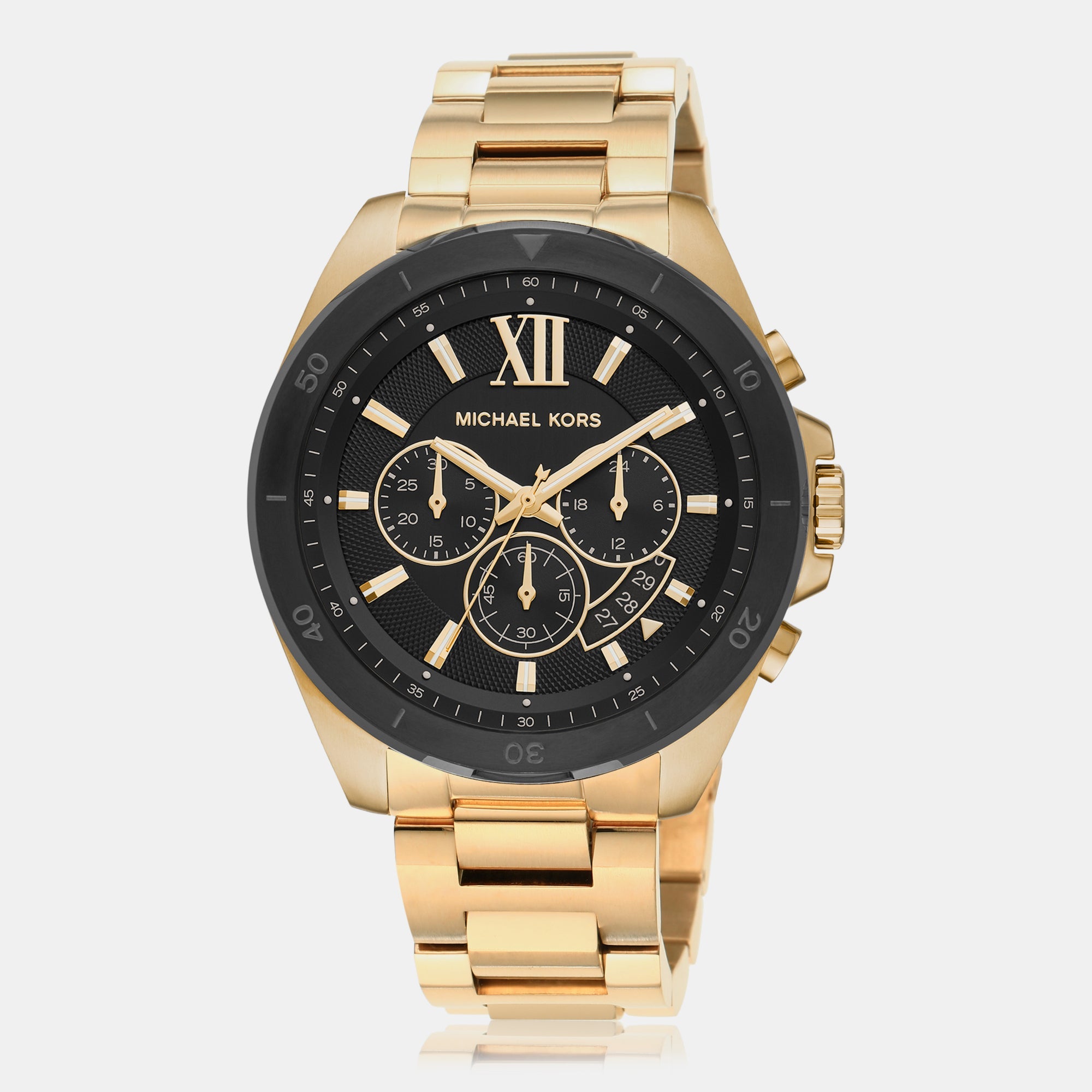 Michael Kors Brecken Men Quartz Black Dial Chronograph Stainless Steel Watch MK8848 - view 2