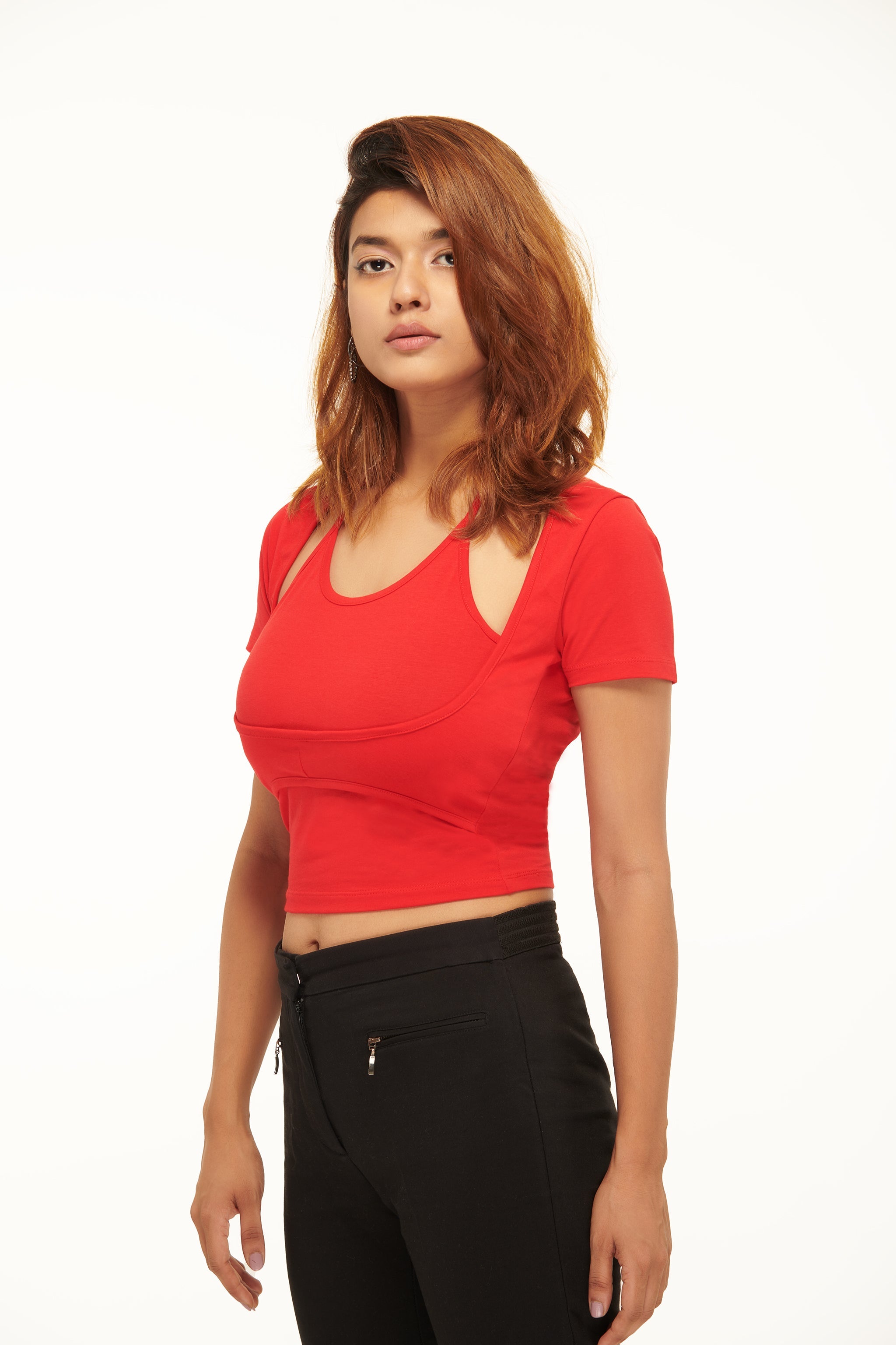 Normcore Mock Double-Layered Top - view 3