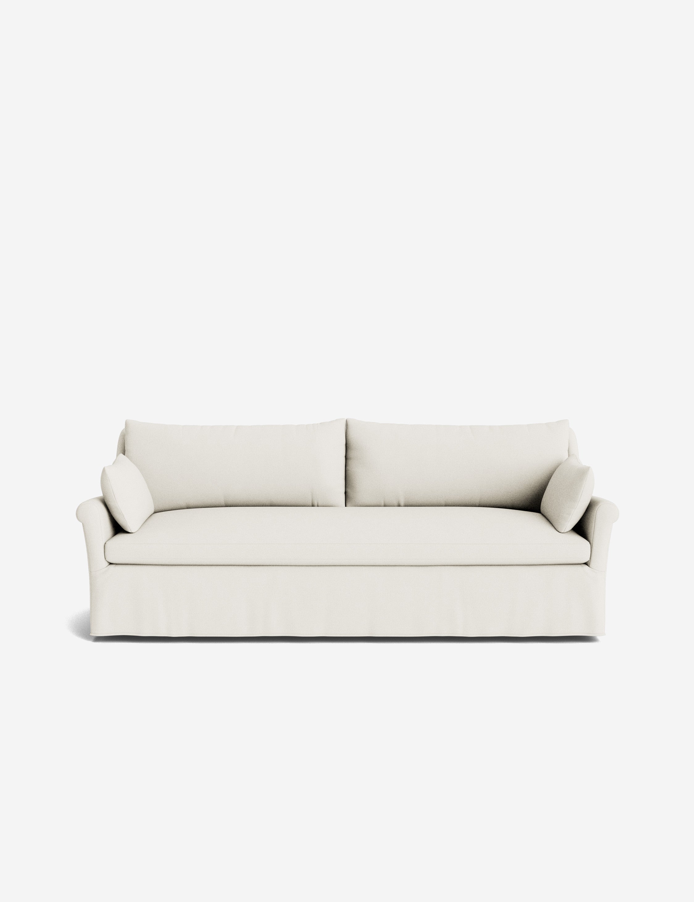 Lulu and Georgia Portola Rolled Arm Slipcover Sofa - view 158