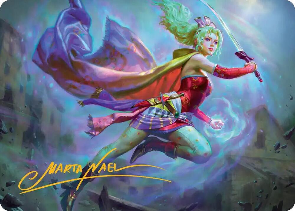 Magic 20/53 - Terra, Herald of Hope Art Card [FINAL FANTASY: Art Series] [Gold-Stamped]