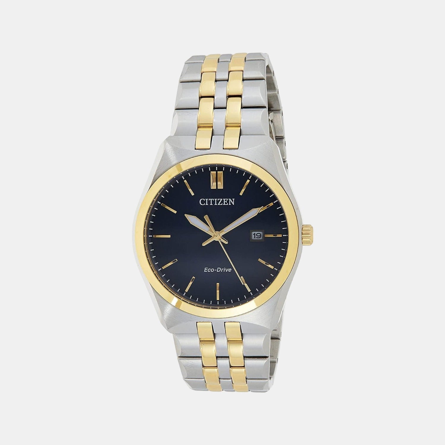 Citizen Corso Men Quartz Blue Dial Analog Stainless Steel Watch BM7334-66L