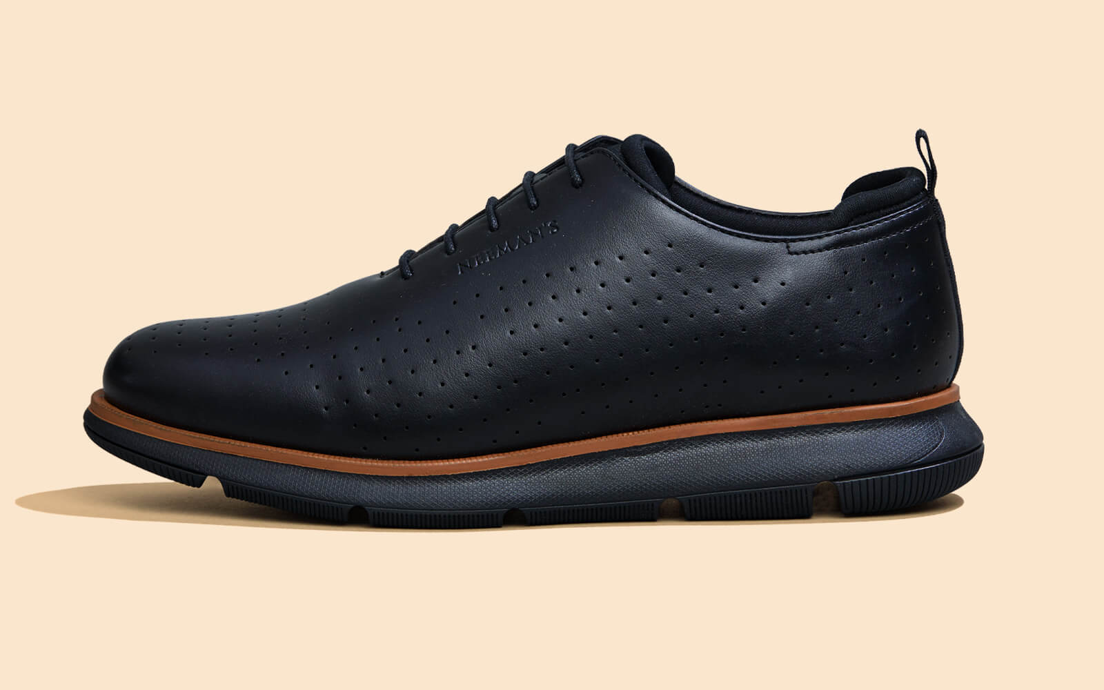 Flexy brogues black – Neeman's Flexy Brogues : Black