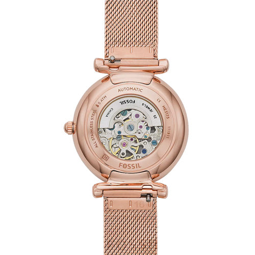 Fossil Carlie Rose Gold Dial Women 35mm - view 2
