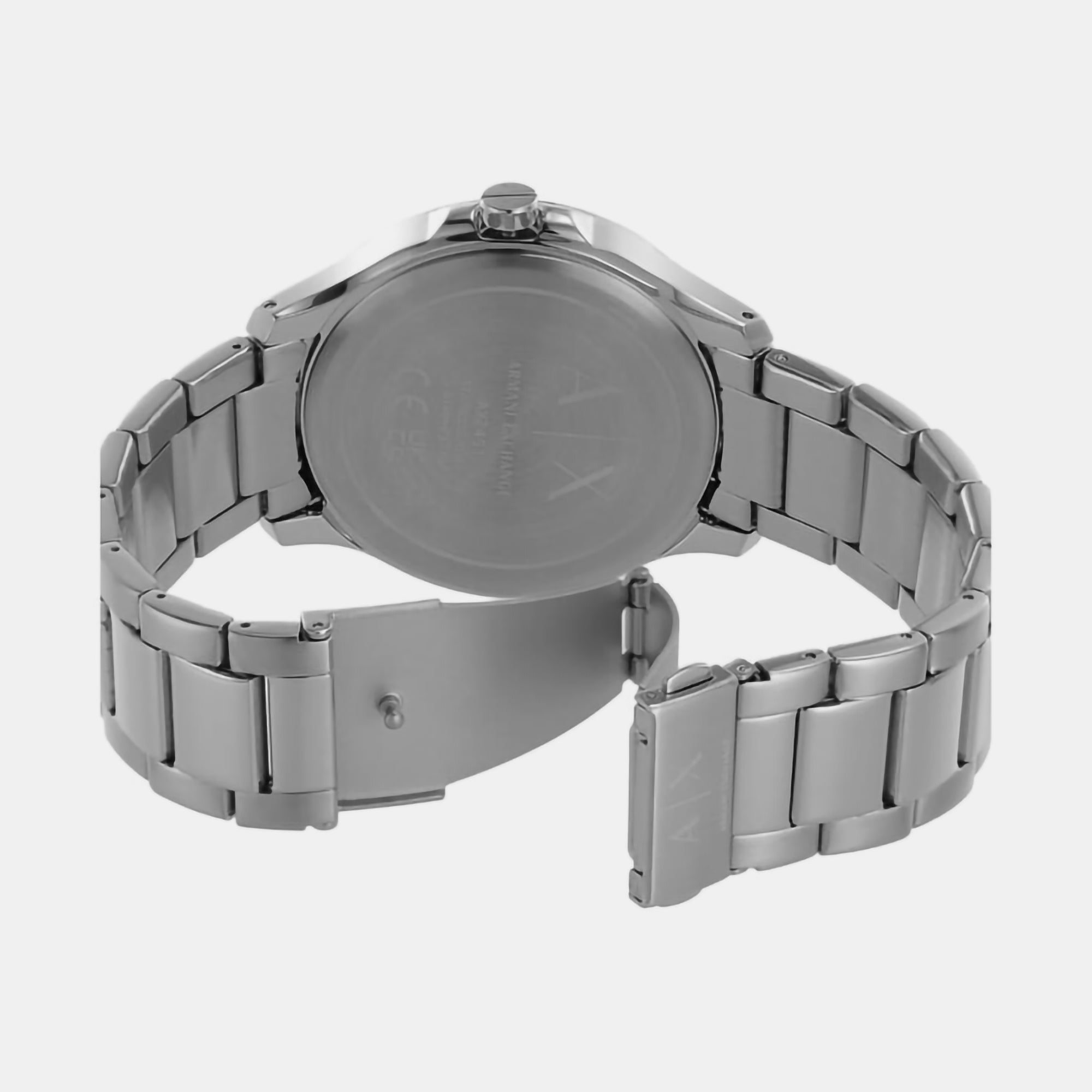 Armani Exchange Hampton Men Quartz Blue Dial Analog Stainless Steel Watch AX2451 - view 4