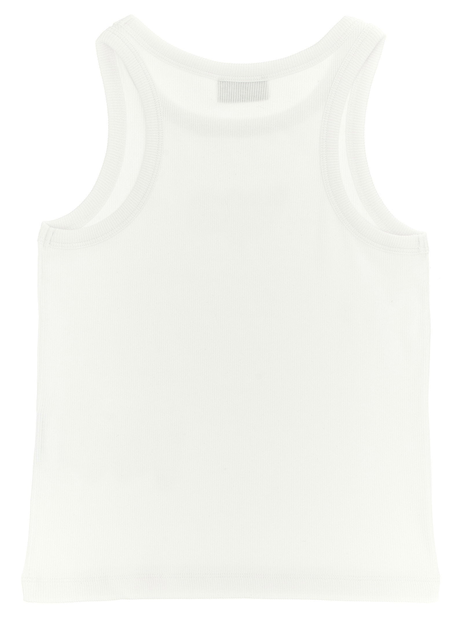 Moschino Kid Teen Tank Top Lettering Logo - view 2