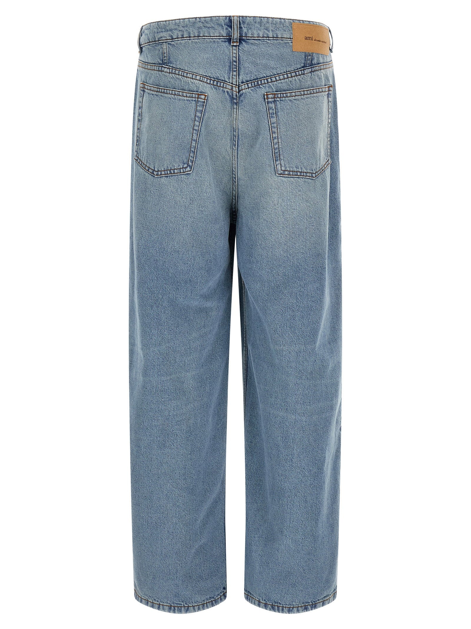 Ami Paris Wide Leg Jeans – 100% cotton - view 2