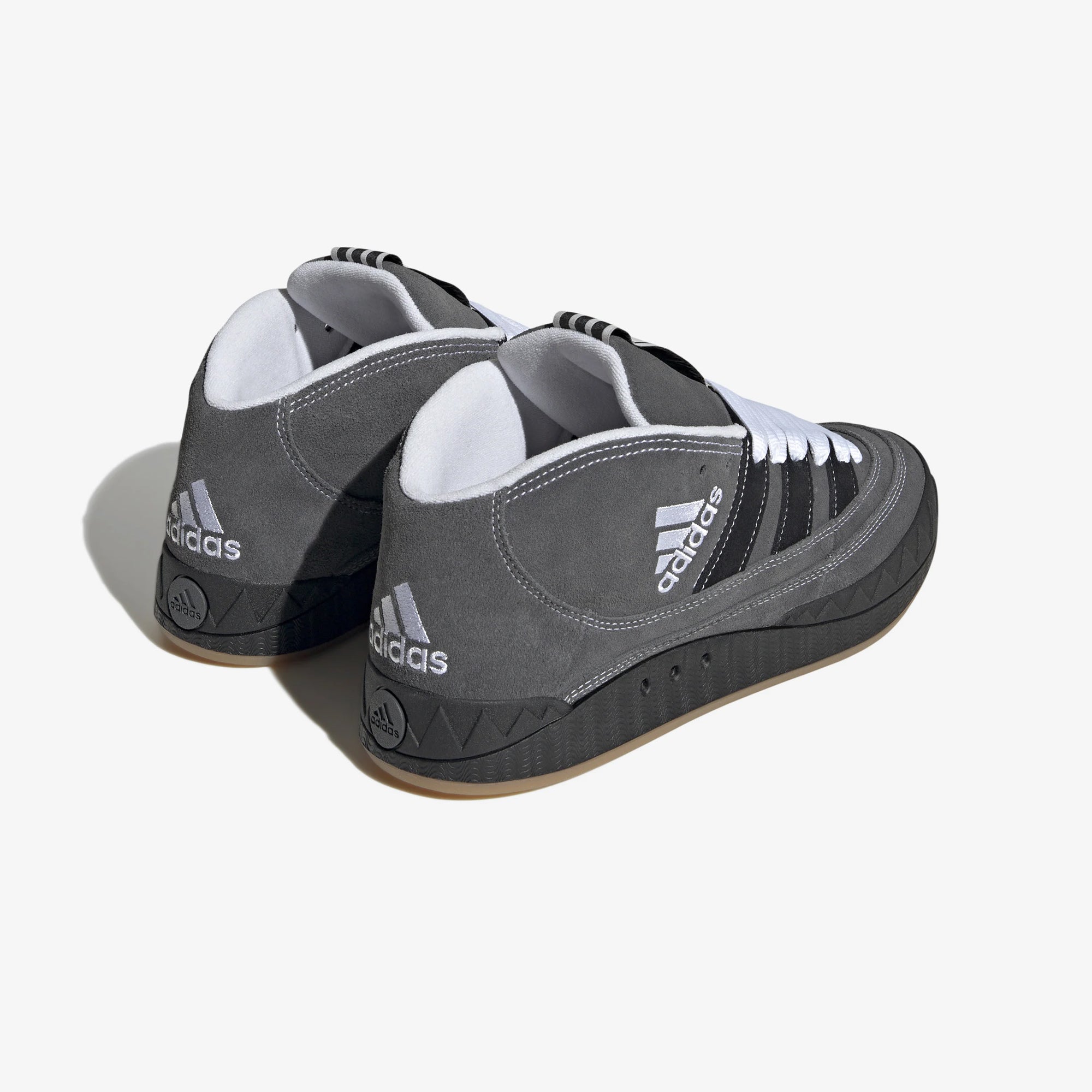 Adidas Originals | ADIMATIC MID YNUK { GREY FIVE/CORE BLACK/OFF WHITE - view 2