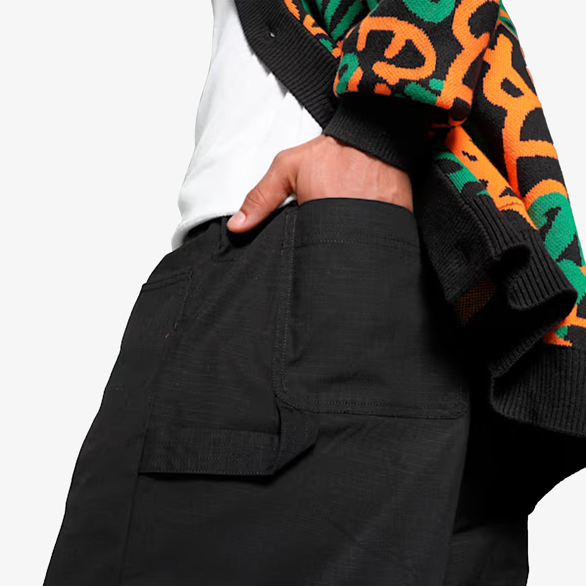 PUMA | x CARROTS RELAXED FIT CARGO PANTS { BLACK - view 5
