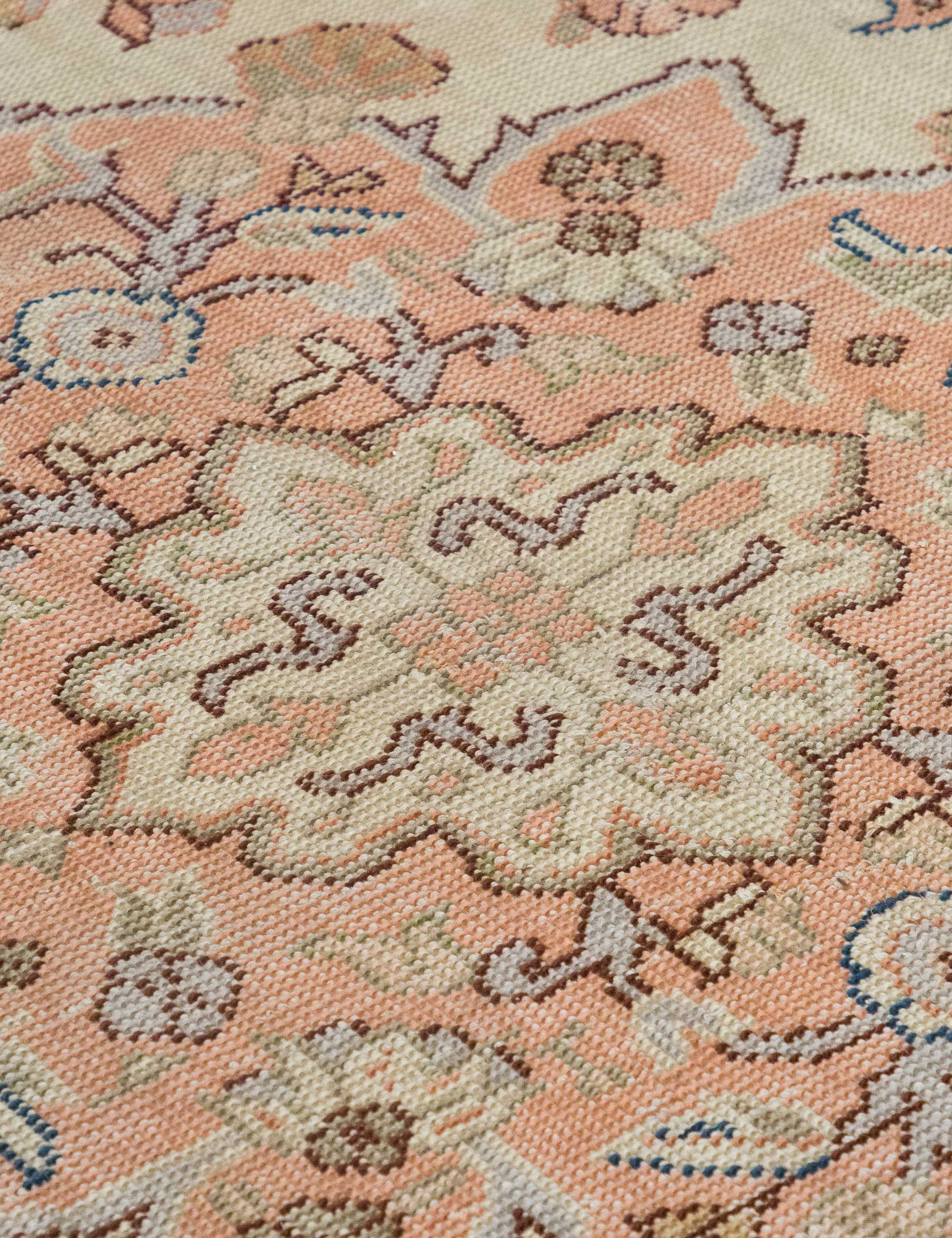 Lulu and Georgia Vintage Turkish Hand-Knotted Wool Rug No. 587, 6'6" x 10'2" - view 2