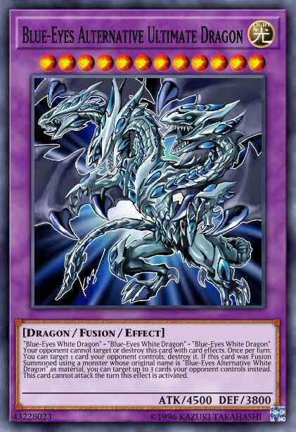 Yu-Gi-Oh! Blue-Eyes Alternative Ultimate Dragon - TN19-EN001 - Prismatic Secret Rare - Limited