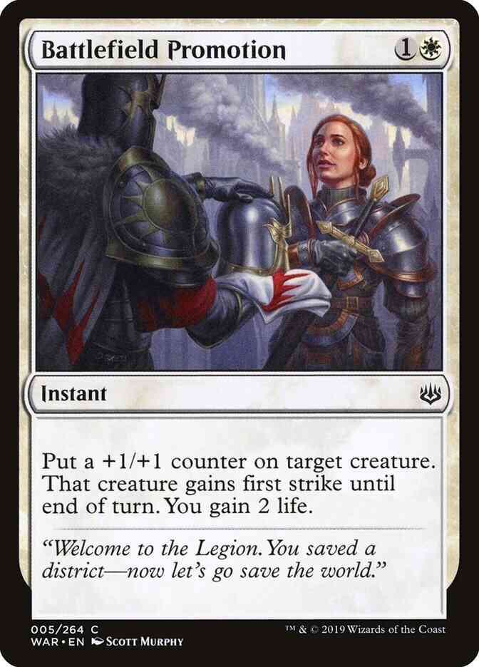 Battlefield promotion 5 – Magic Battlefield Promotion [5] [War of the Spark] [Non-Foil]