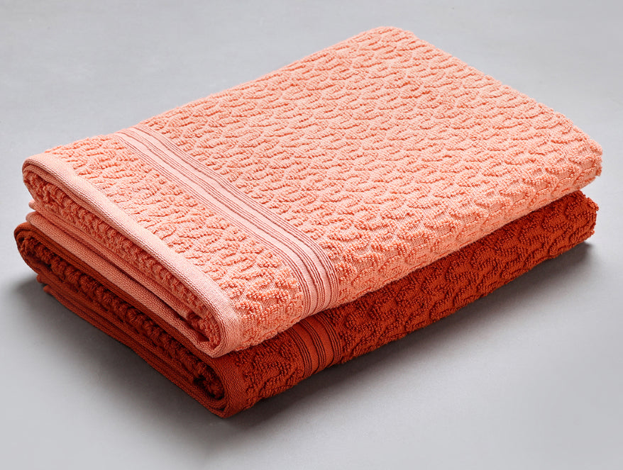 Spaces India Multi 2 Piece 100% Cotton Bath Towel - Radiance By Spaces - view 3