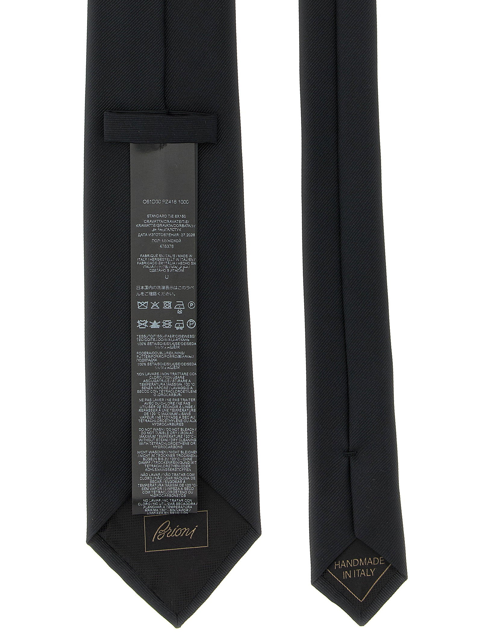 Brioni Silk Twill Tie – 100% silk - view 2