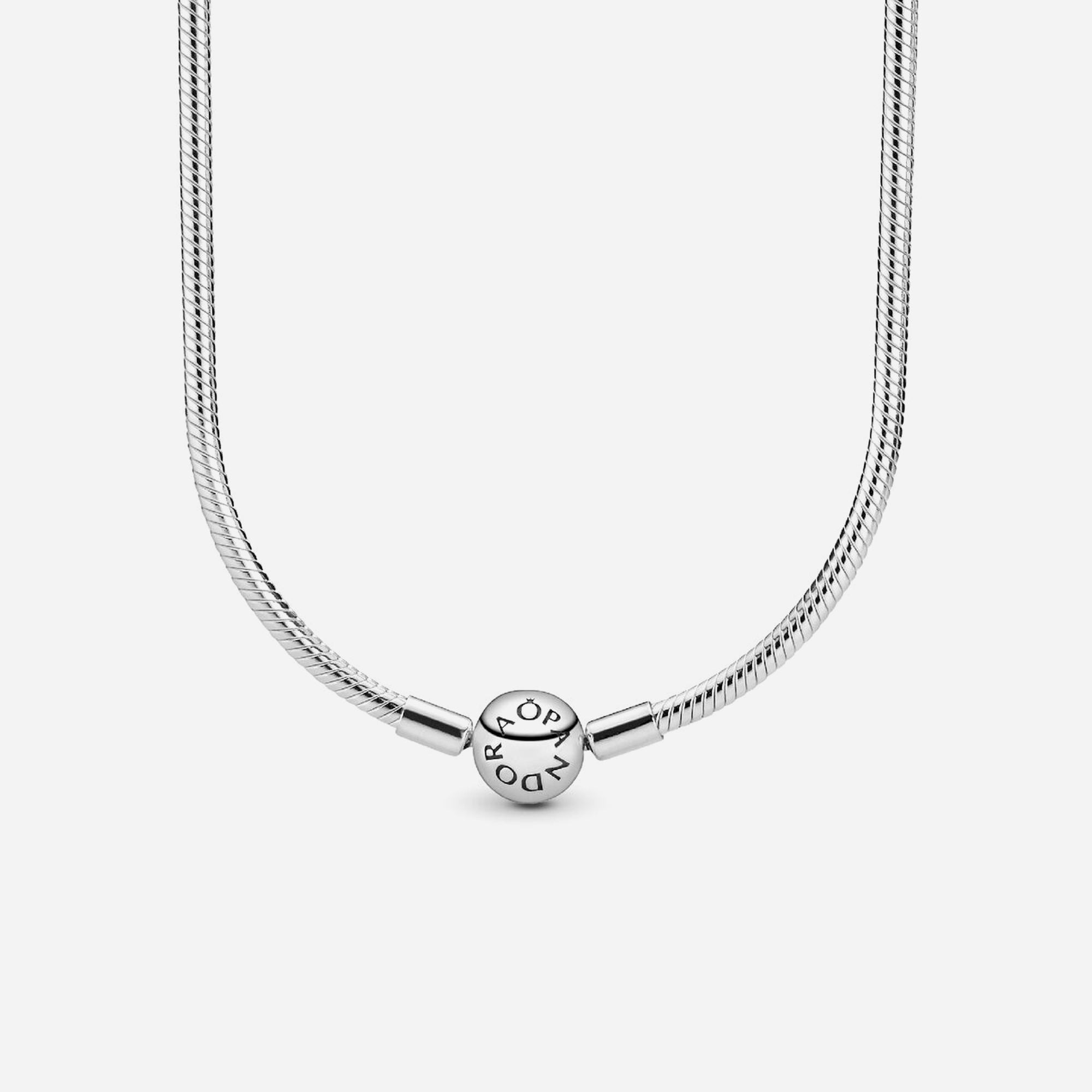Pandora Moments Snake Chain Necklace Sterling Silver - view 2