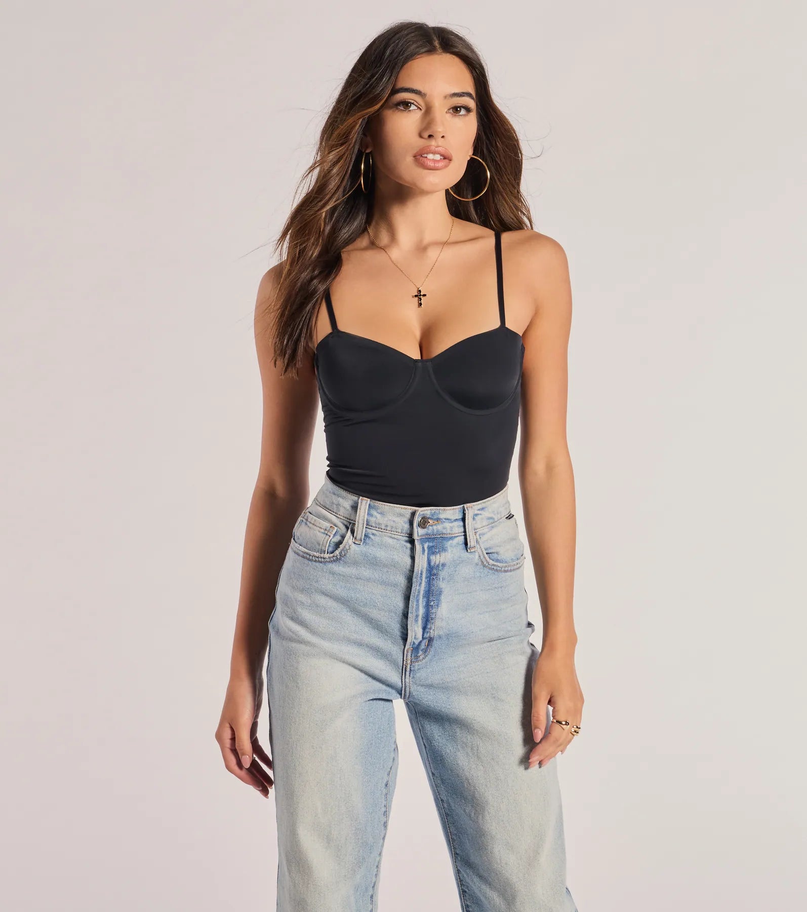 Windsor Sculpted Chic Shaper Bodysuit – BLACK