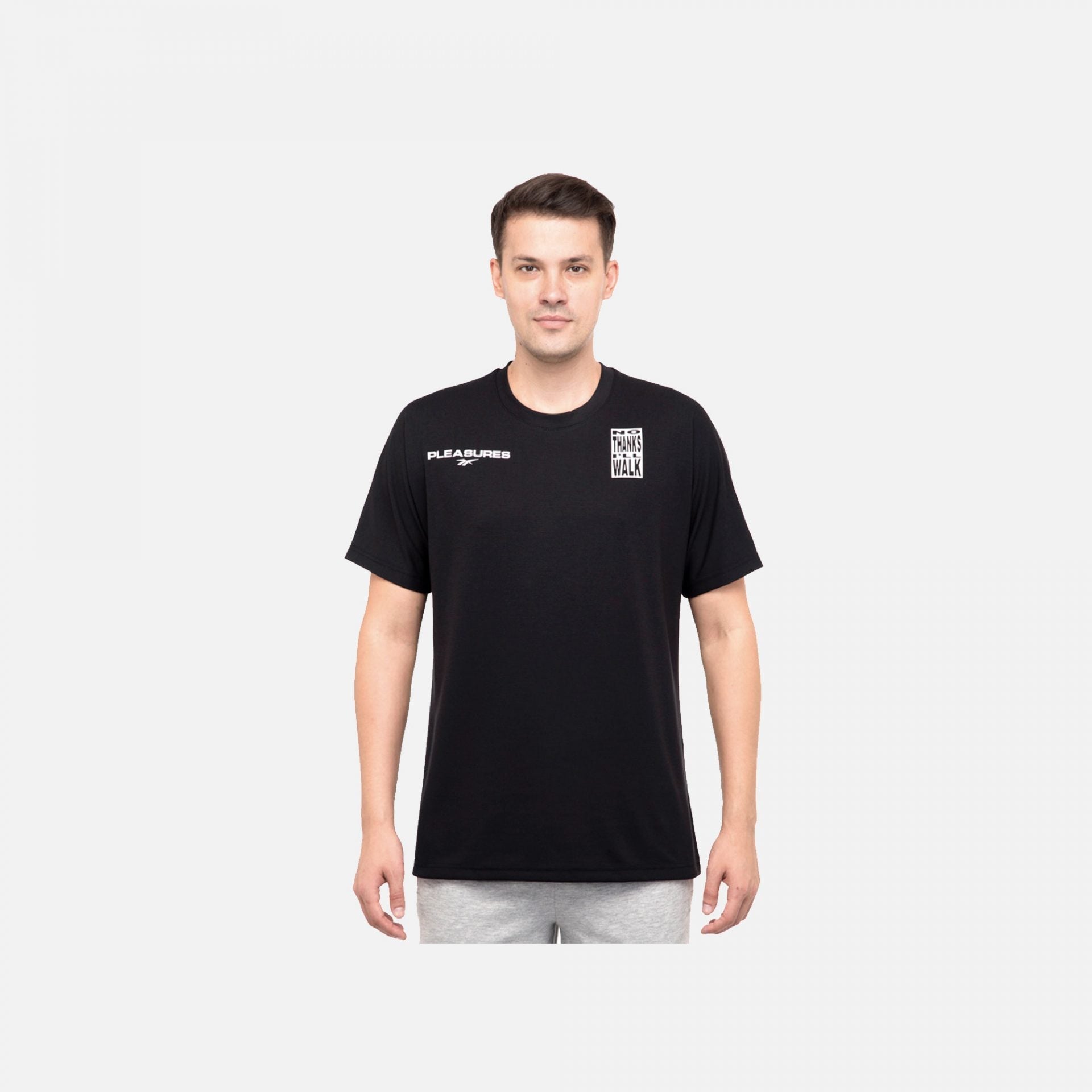 Reebok | PLEASURES T-SHIRT BLACK - view 2