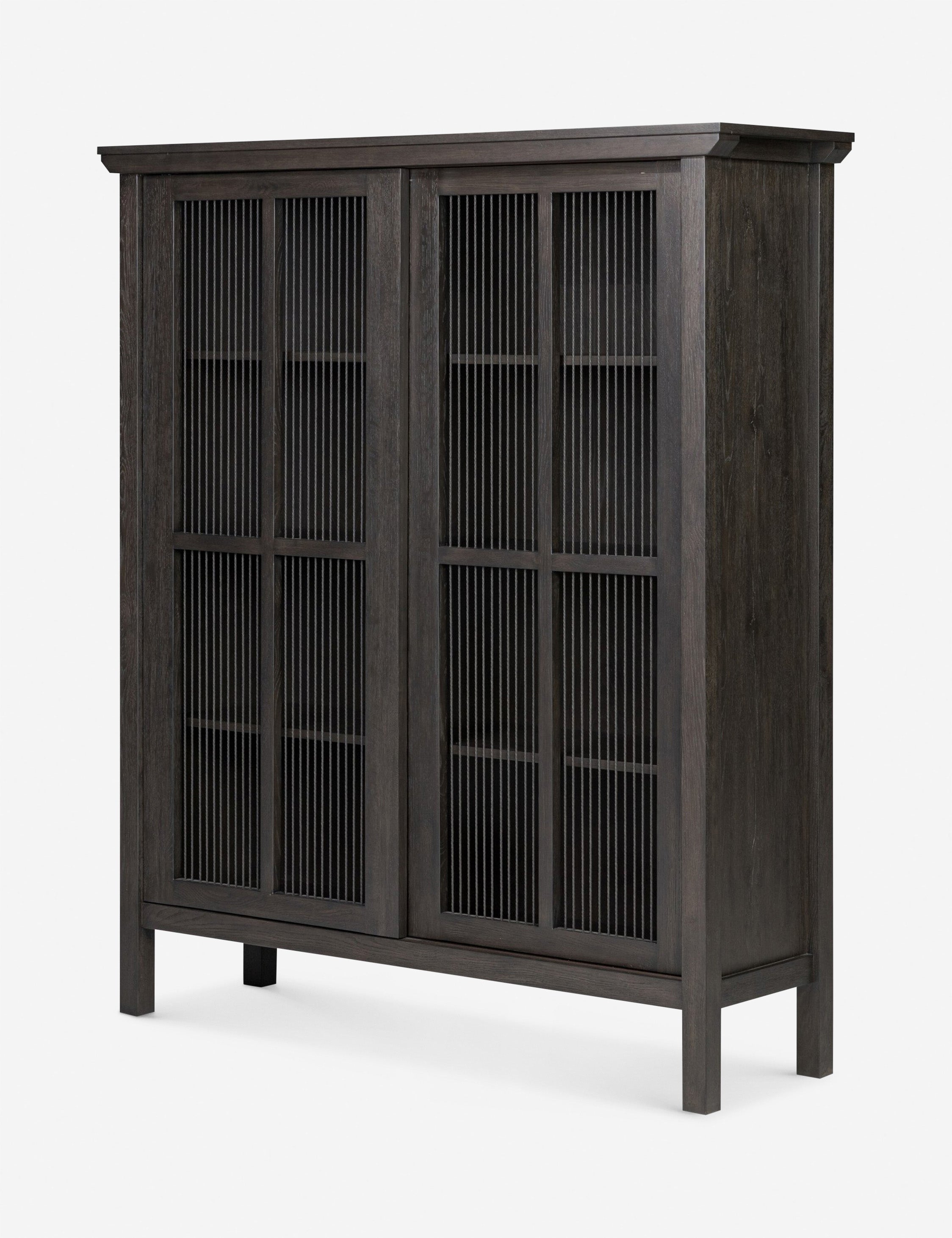 Lulu and Georgia Mirza Curio Cabinet – Black - view 3