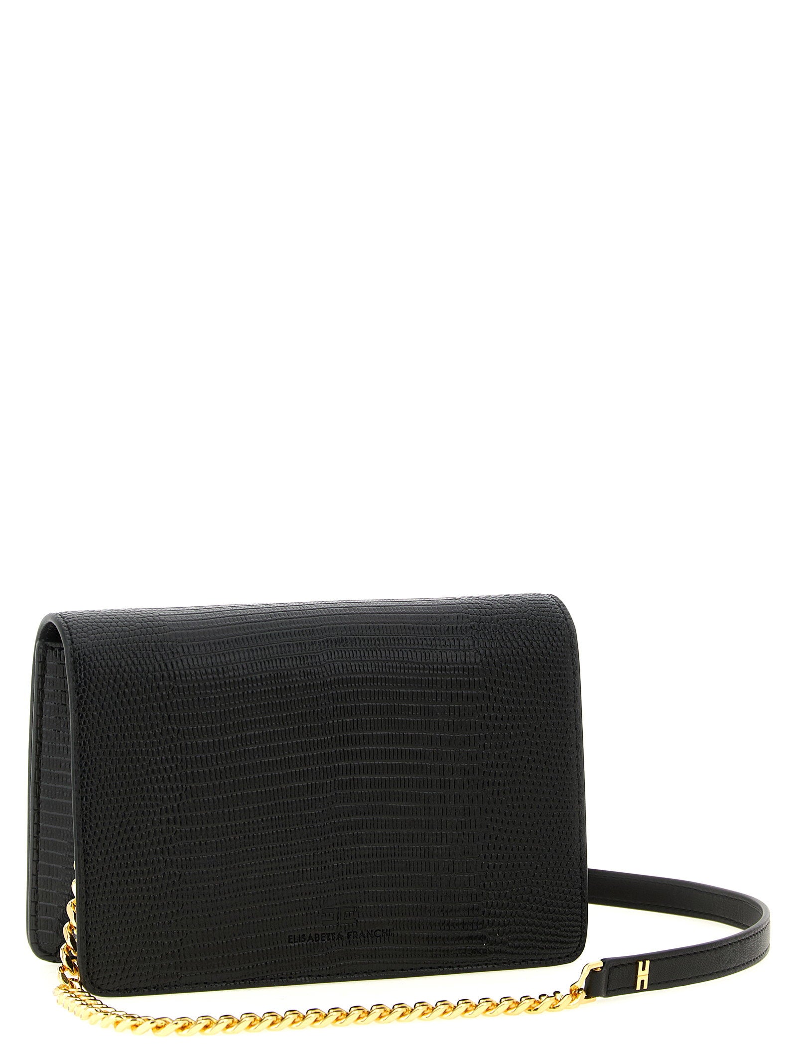Elisabetta Franchi Lizard Print Crossbody Bag - view 2