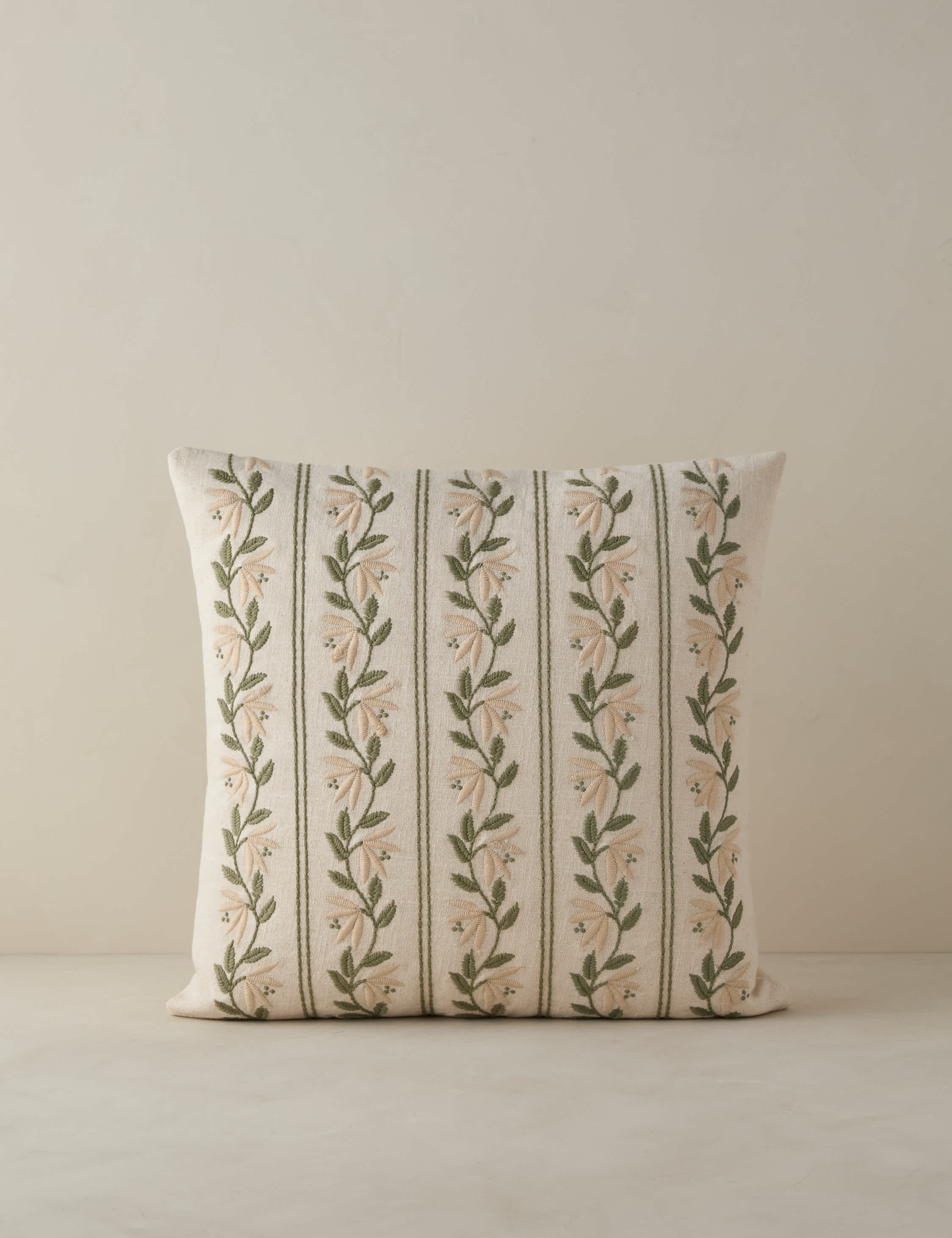 Lulu and Georgia Tremaine Embroidered Pillow - view 7