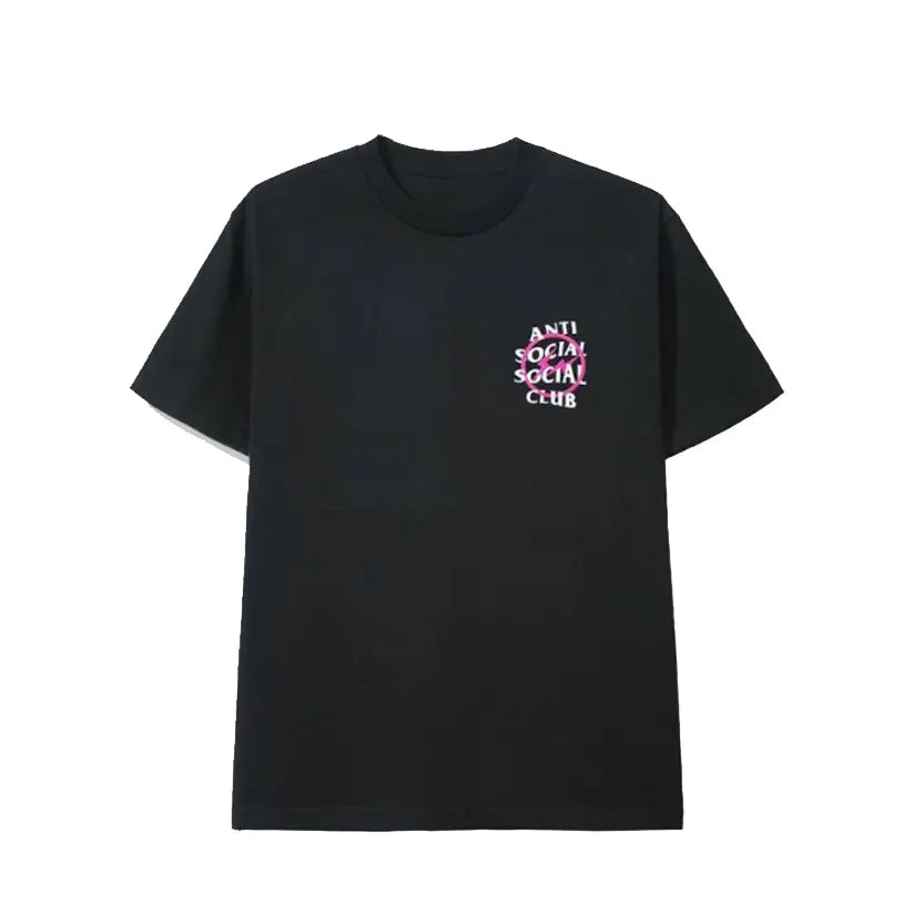 Kicks Machine Anti Social Social Club x Fragment Pink Bolt Tee