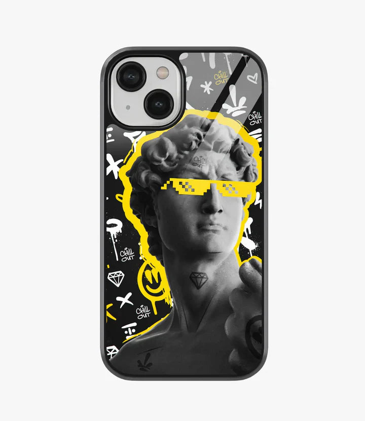 The Case Company Chill Out Glass Case for iPhone 15
