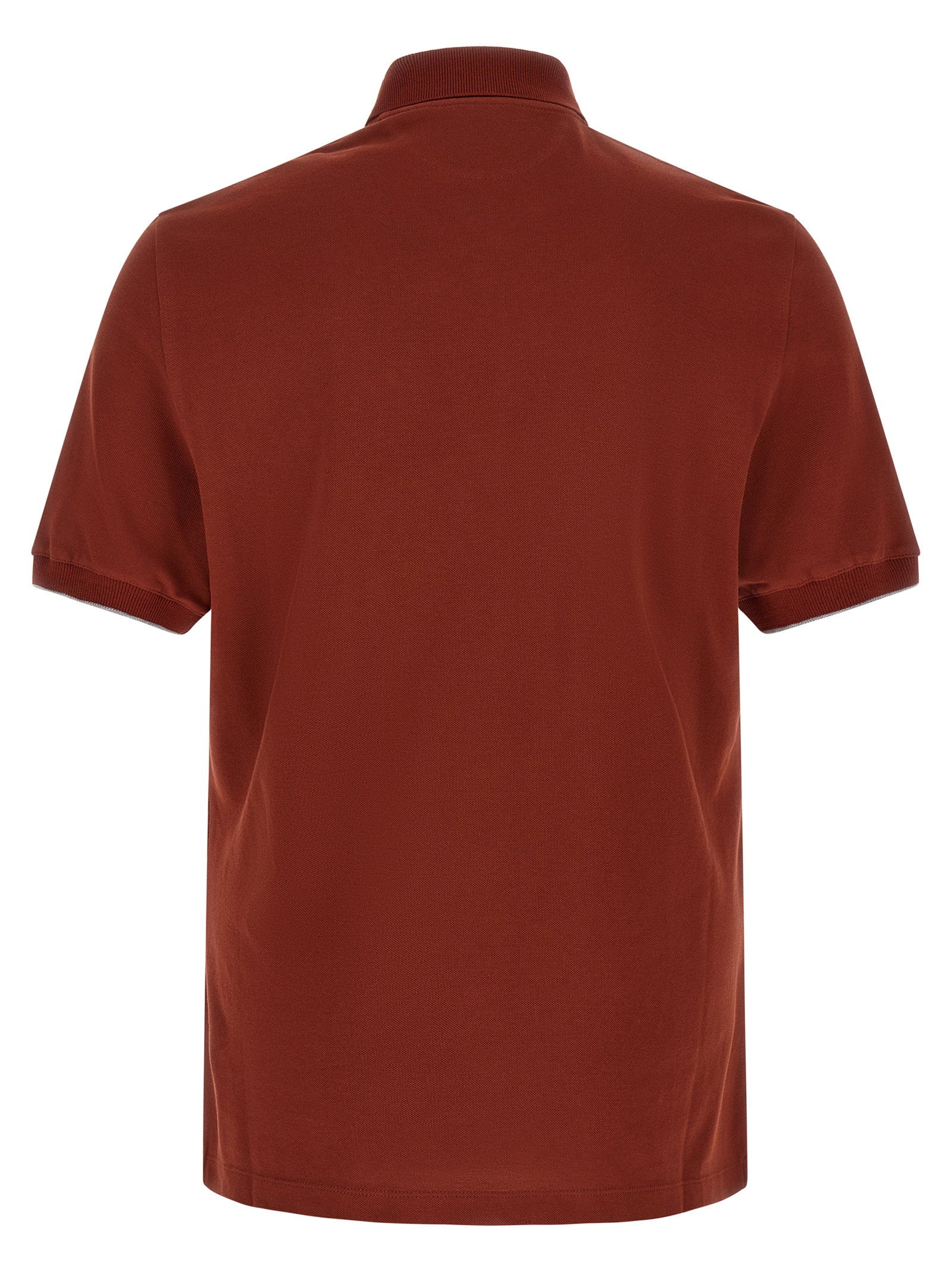 Brunello Cucinelli Logo Embroidery Polo Shirt - view 2